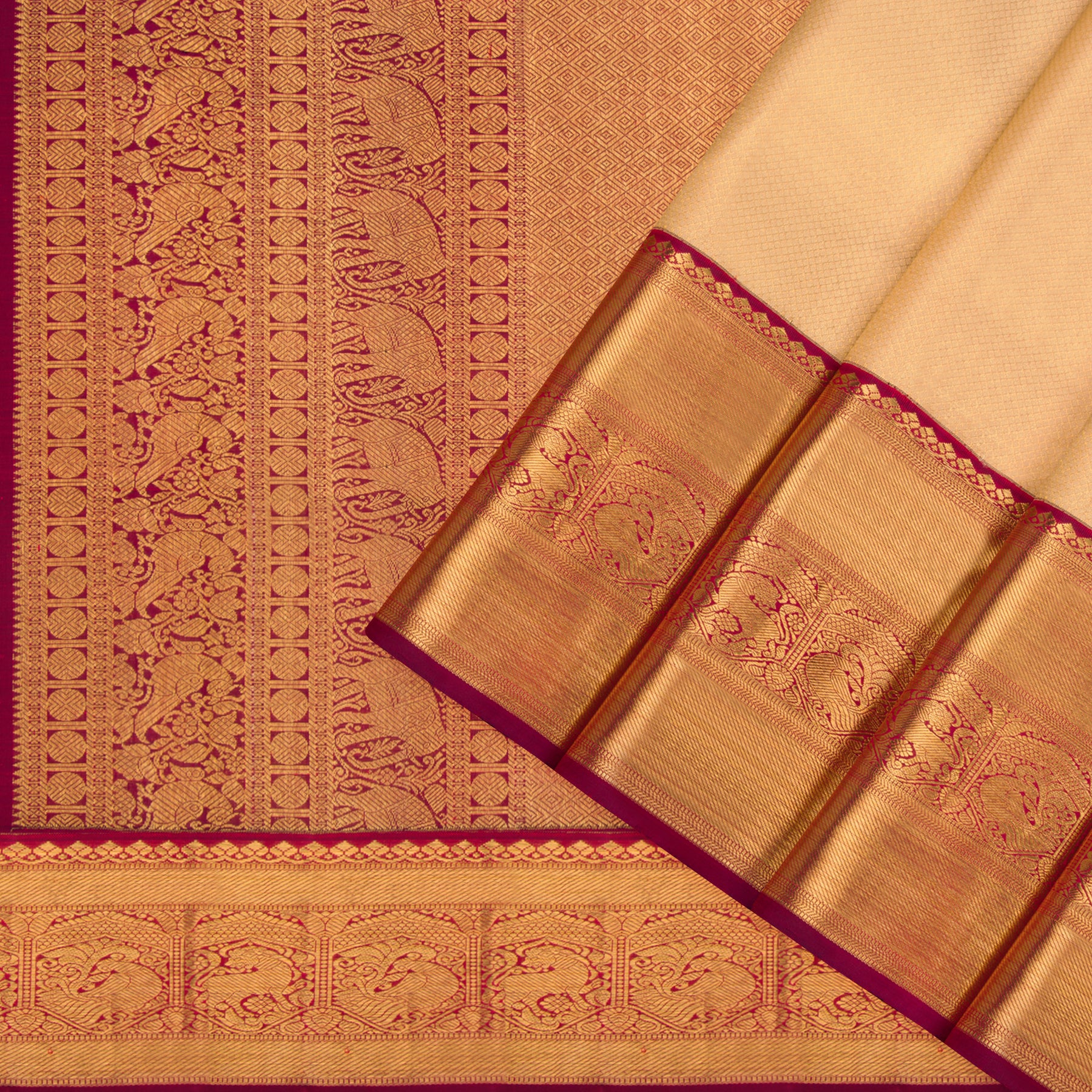 Kanakavalli Kanjivaram Silk Sari 23-110-HS001-03761 - Cover View