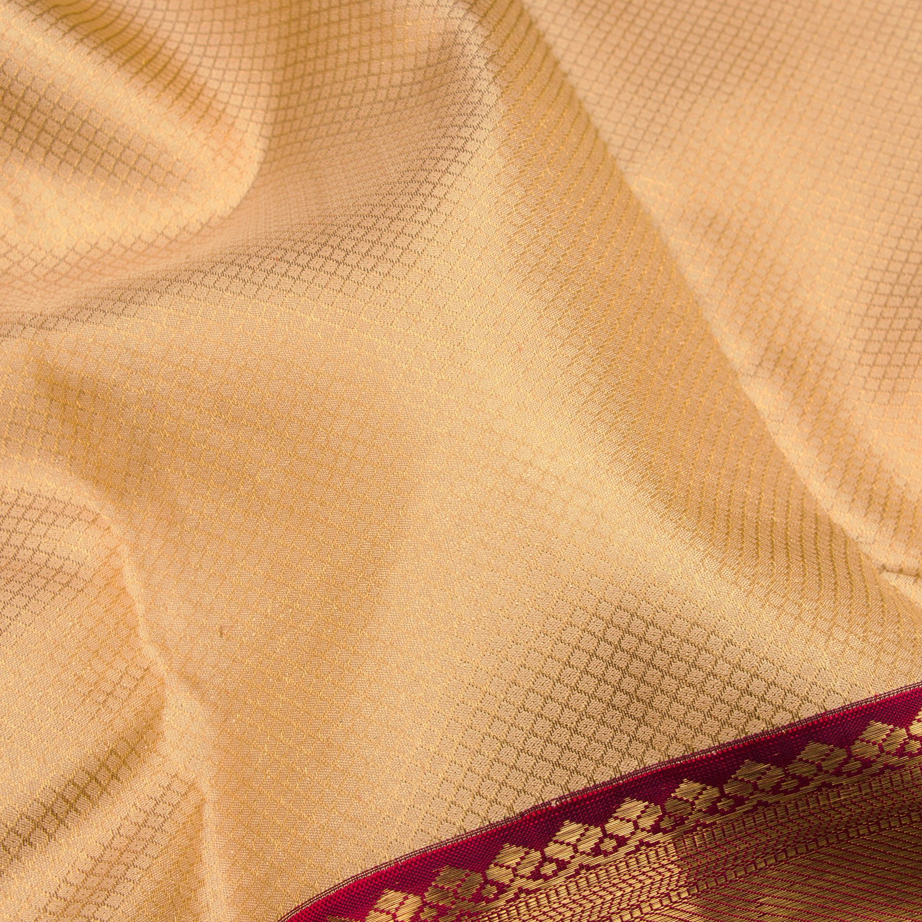 Kanakavalli Kanjivaram Silk Sari 23-110-HS001-03761 - Fabric View