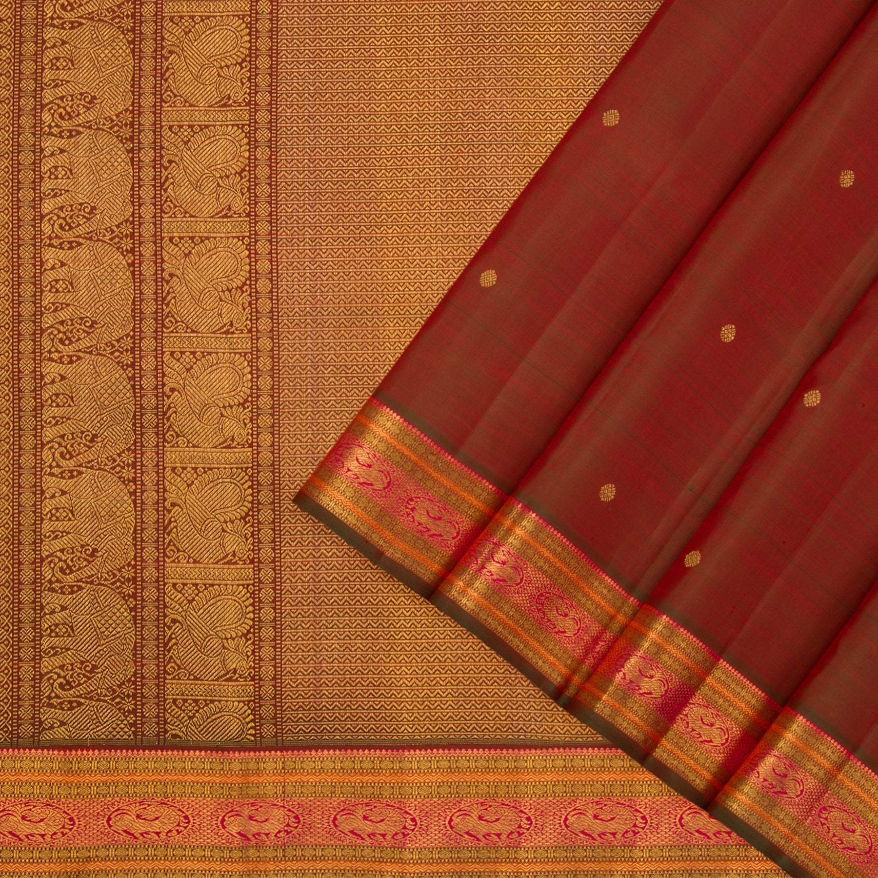 Kanakavalli Kanjivaram Silk Sari 23-110-HS001-03787 - Cover View