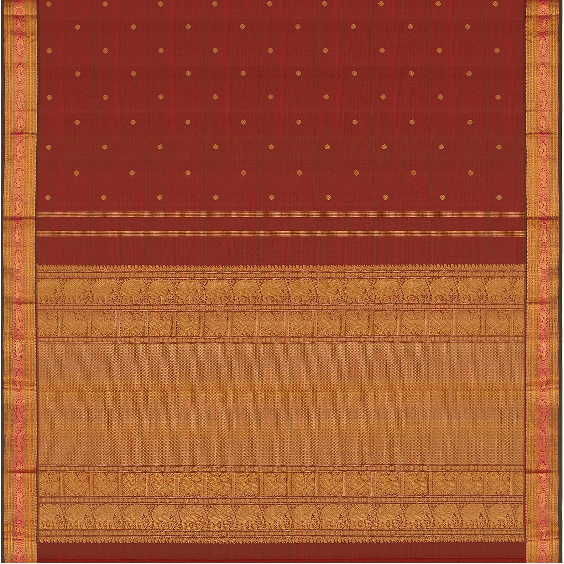 Kanakavalli Kanjivaram Silk Sari 23-110-HS001-03787 - Full View
