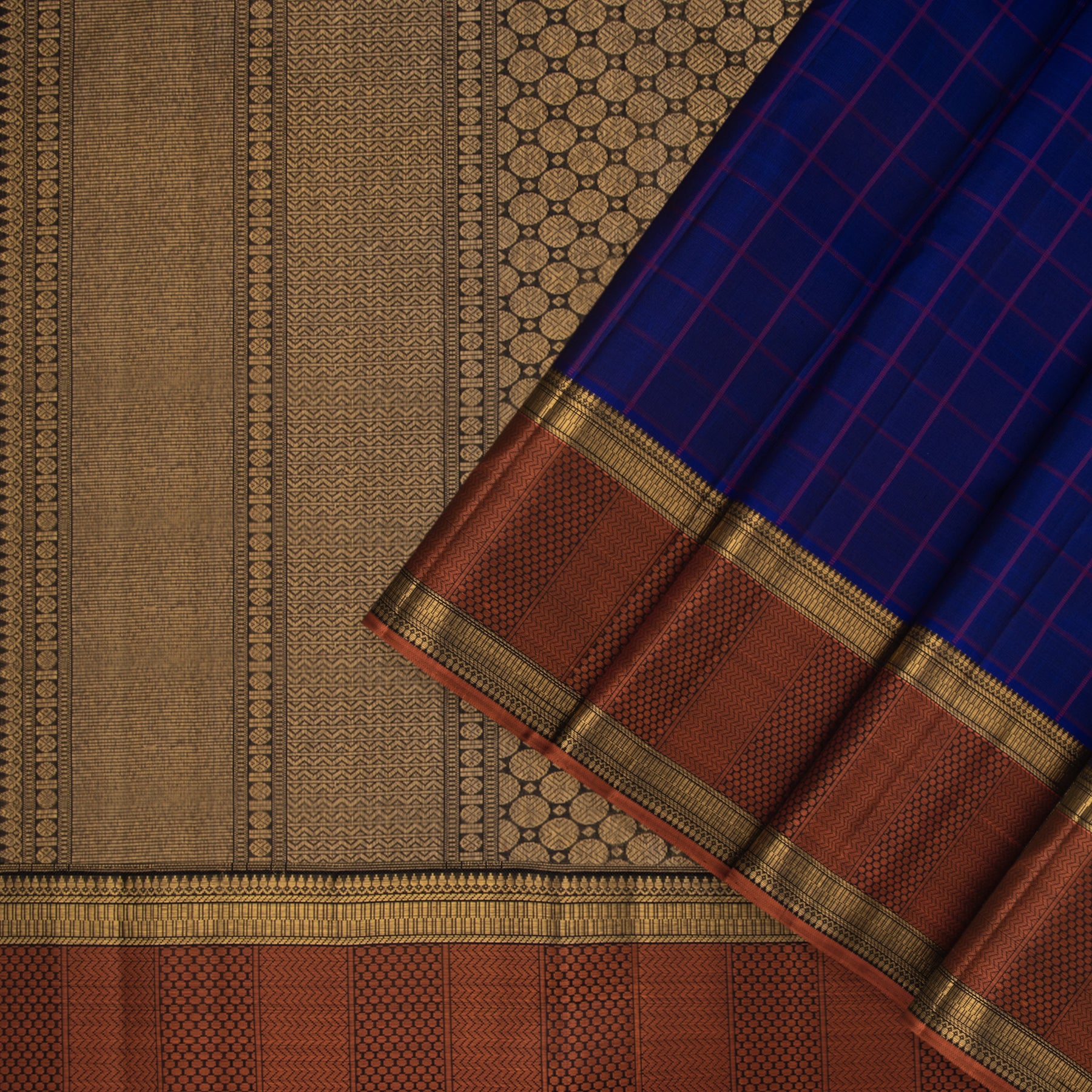 Kanakavalli Kanjivaram Silk Sari 23-110-HS001-03826 - Cover View