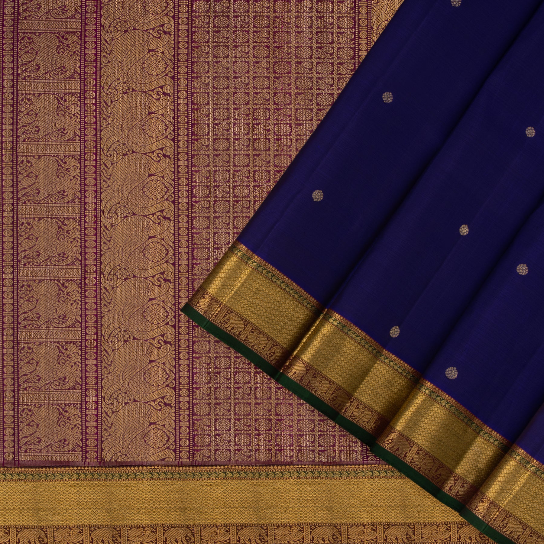 Kanakavalli Kanjivaram Silk Sari 23-110-HS001-03834 - Cover View