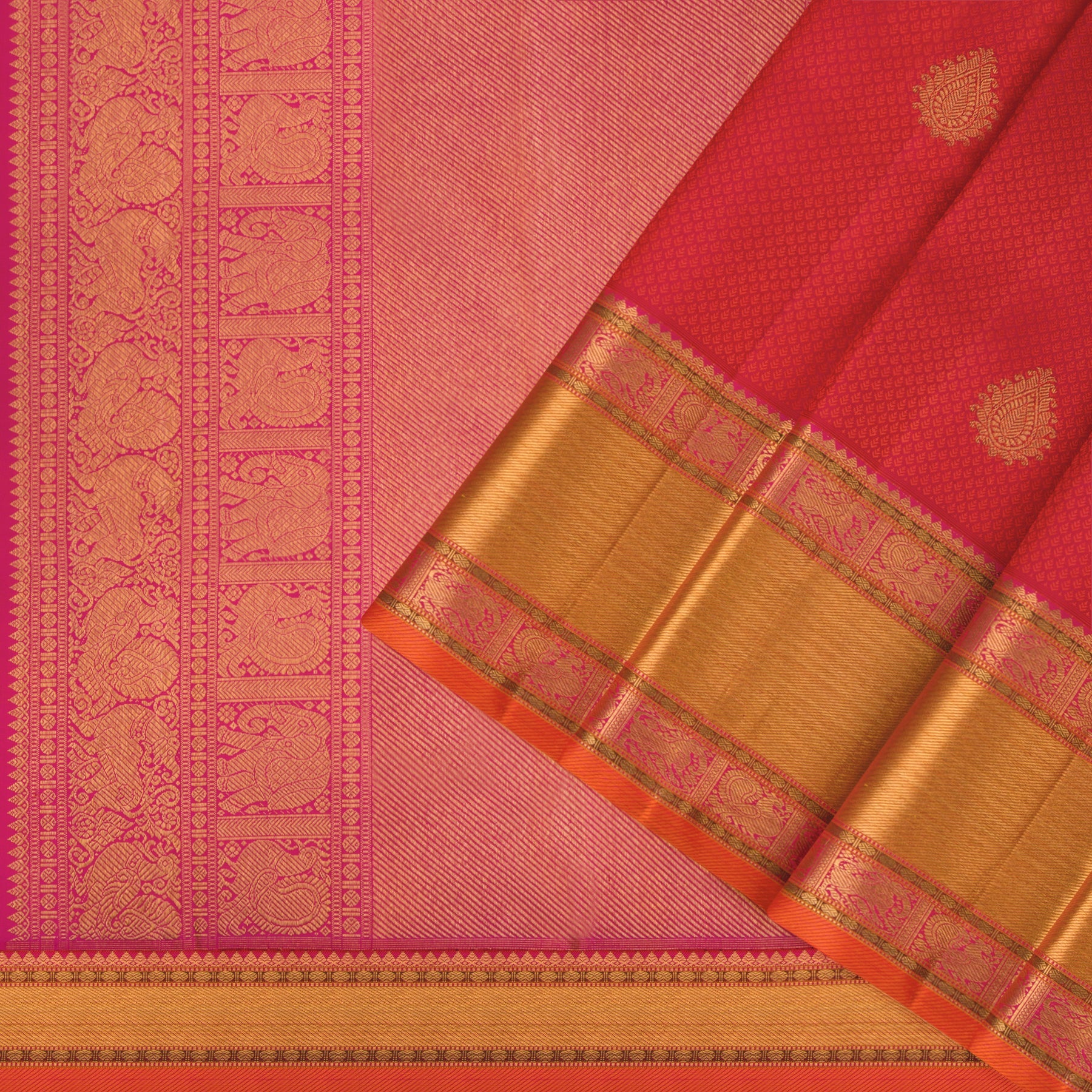 Kanakavalli Kanjivaram Silk Sari 23-110-HS001-03869 - Cover View