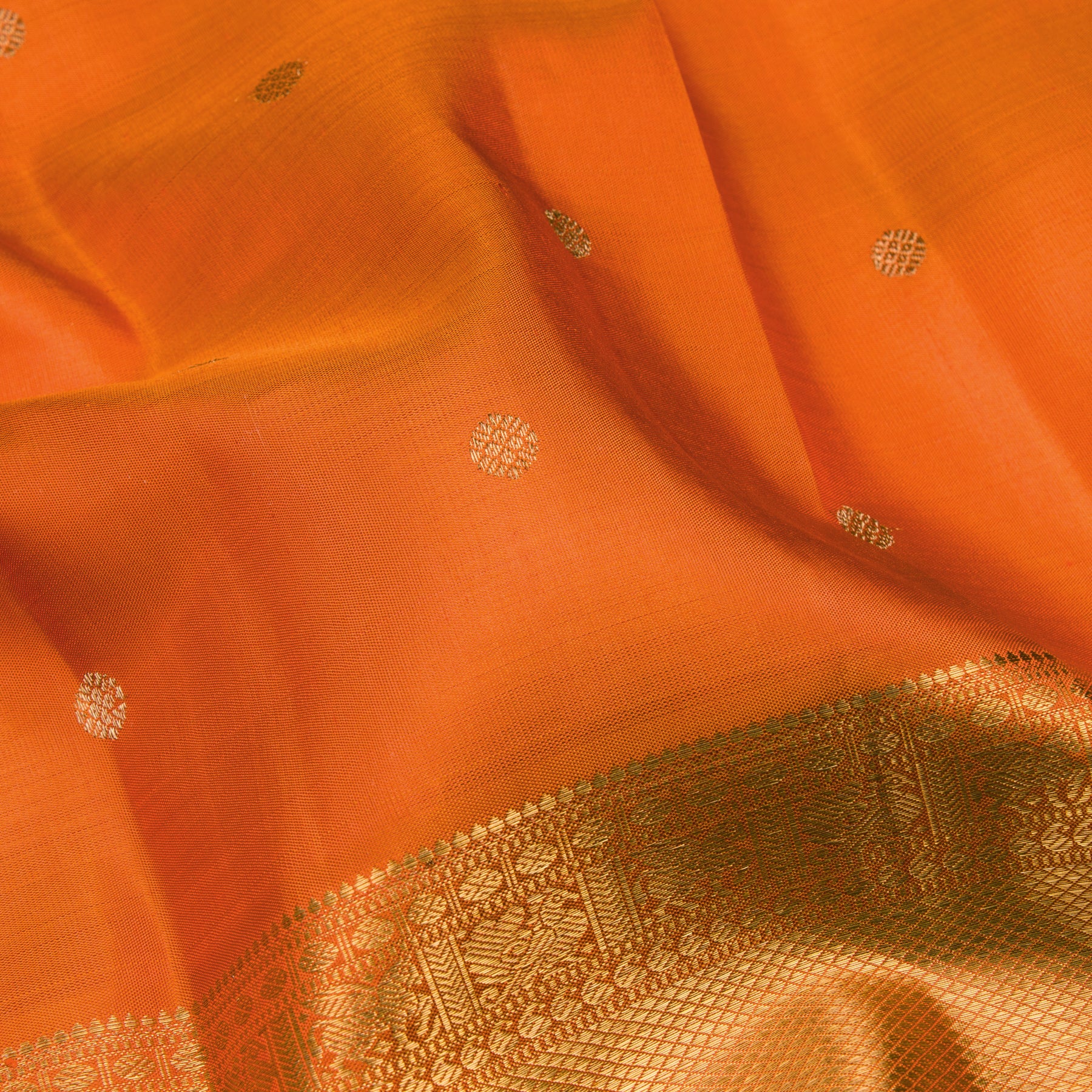 Kanakavalli Kanjivaram Silk Sari 23-110-HS001-05056 - Fabric View
