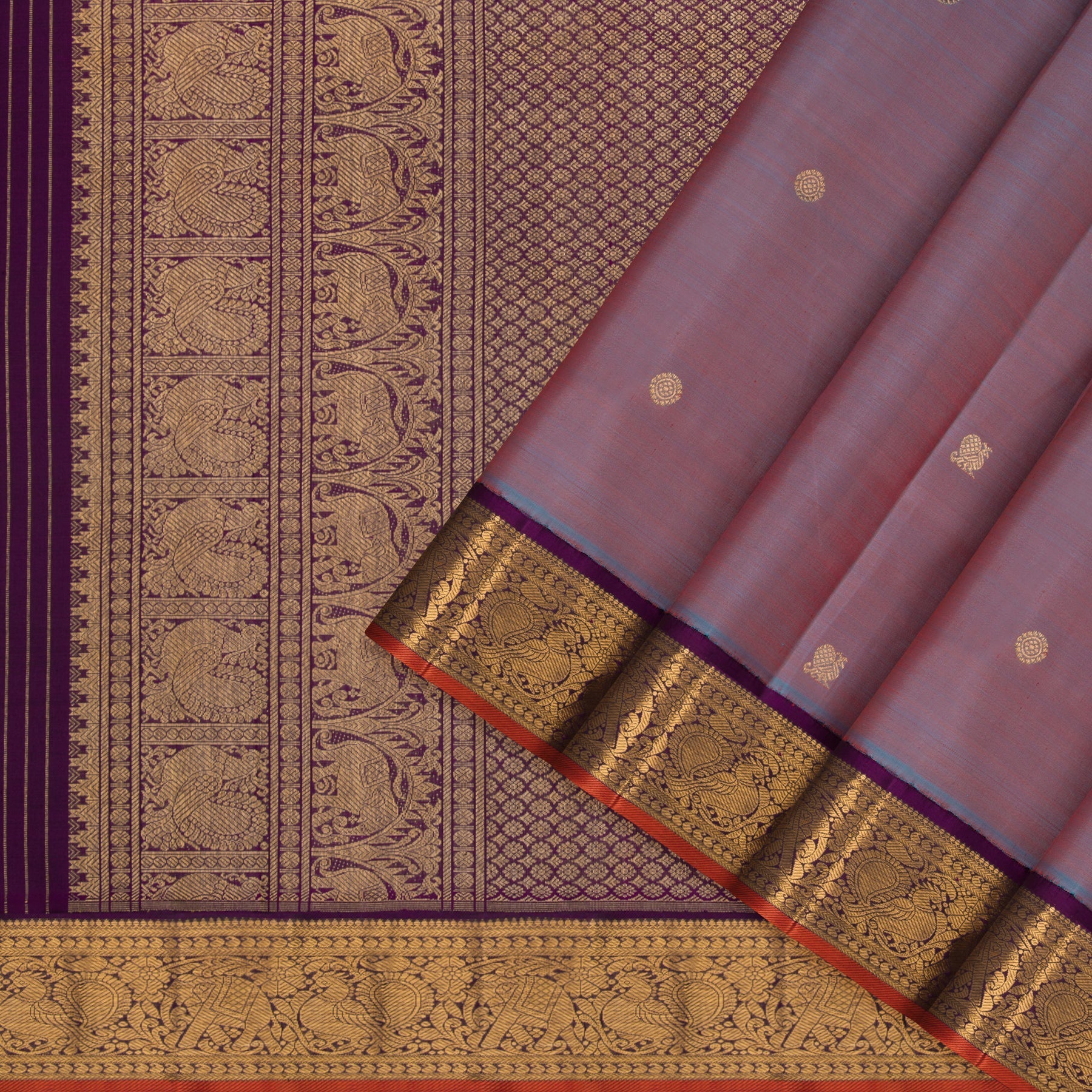 Kanakavalli Kanjivaram Silk Sari 23-110-HS001-05078 - Cover View