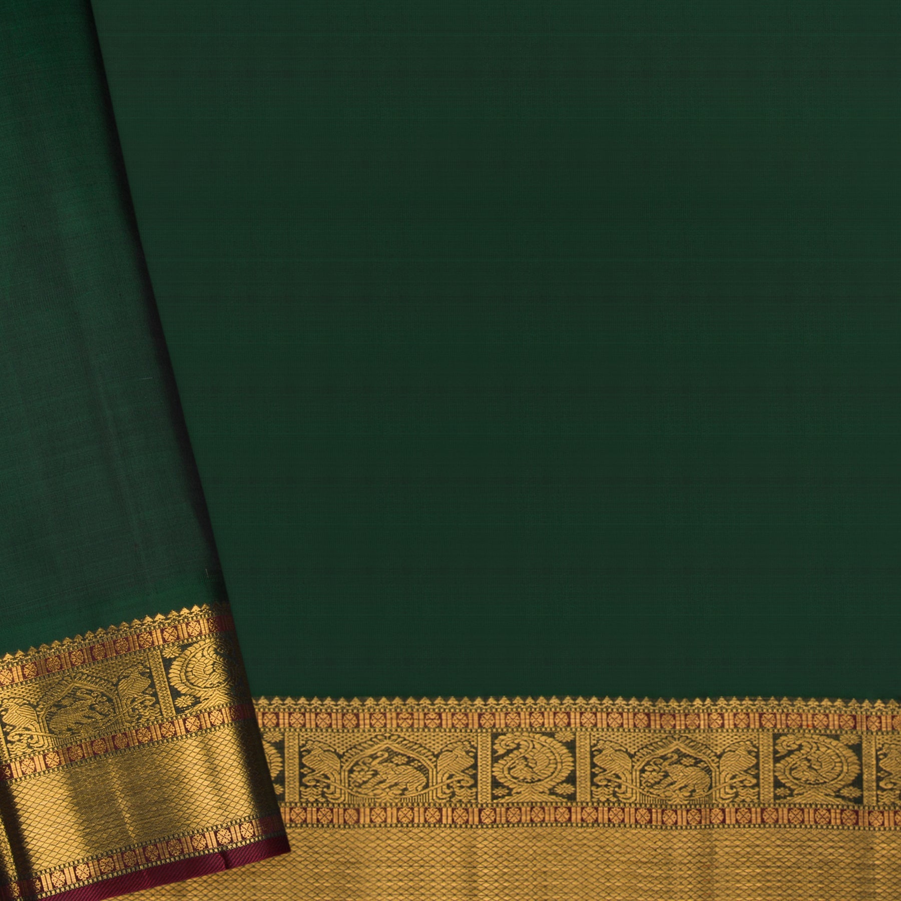 Kanakavalli Kanjivaram Silk Sari 23-110-HS001-05081 - Blouse View