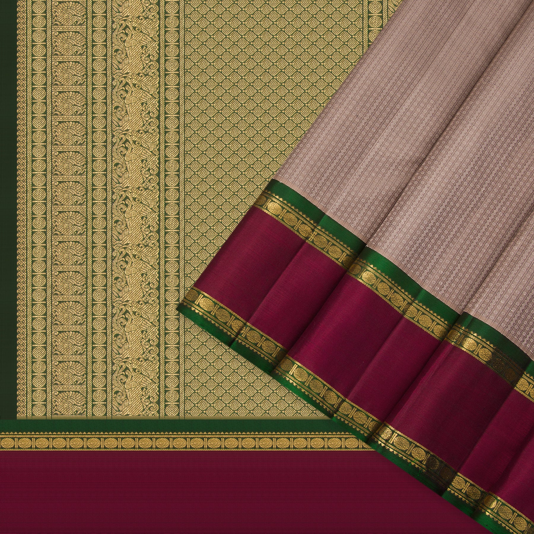 Kanakavalli Kanjivaram Silk Sari 23-110-HS001-05083 - Cover View