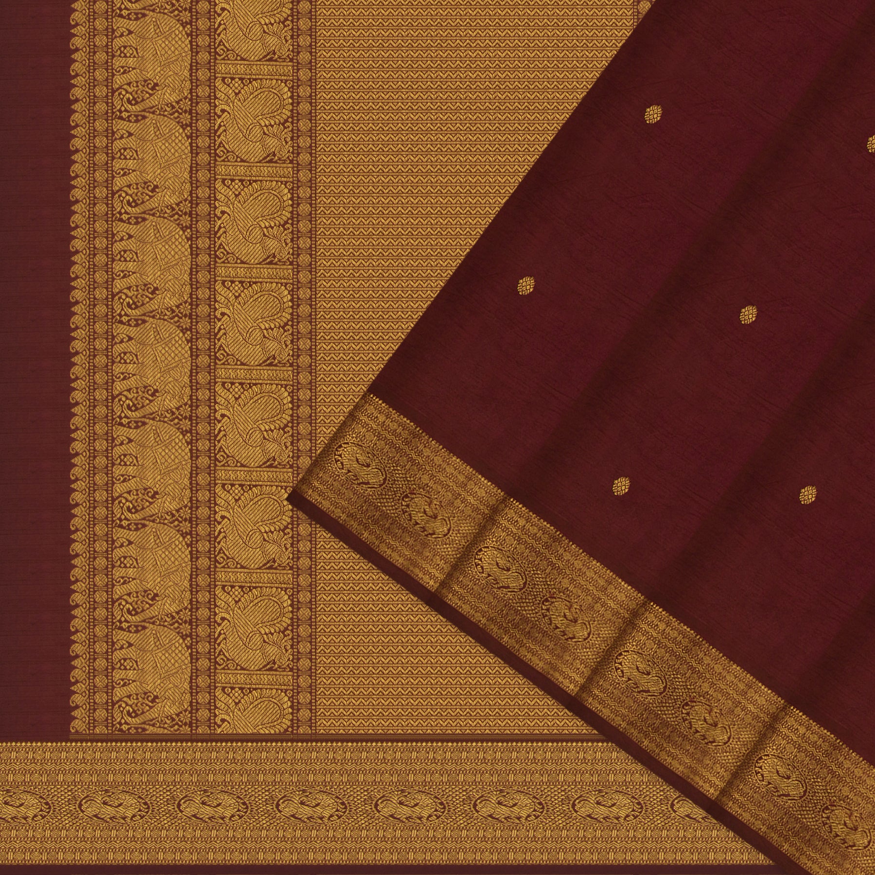 Kanakavalli Kanjivaram Silk Sari 23-110-HS001-05092 - Cover View