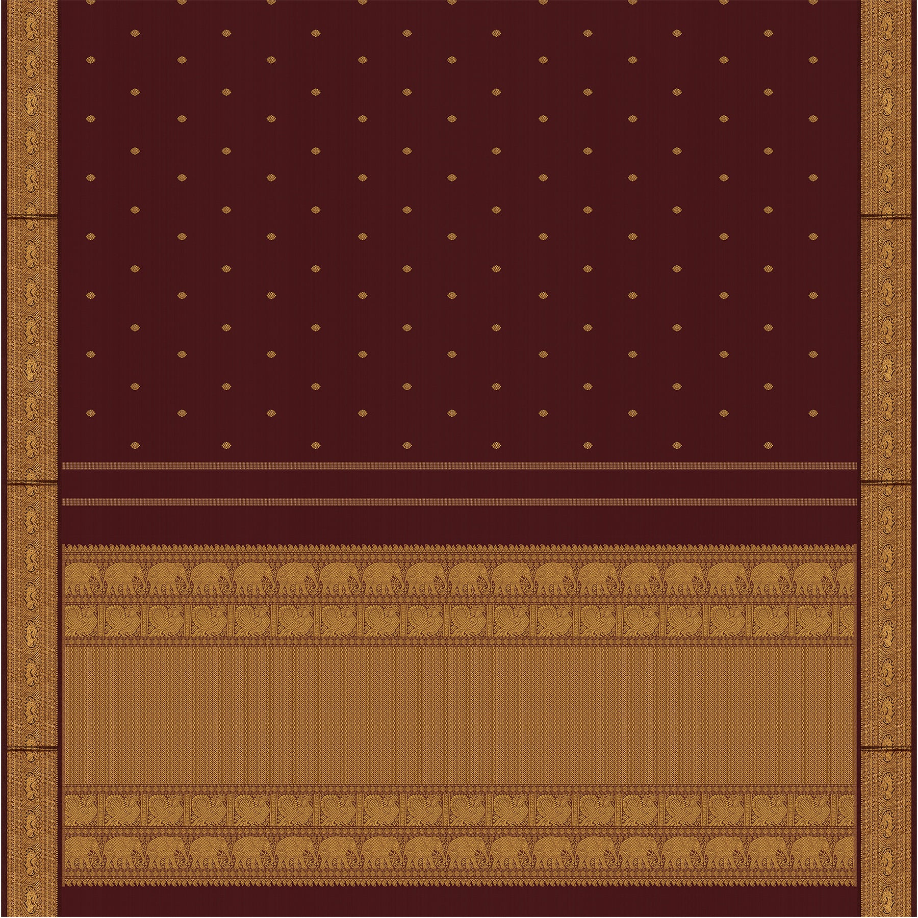Kanakavalli Kanjivaram Silk Sari 23-110-HS001-05092 - Full View
