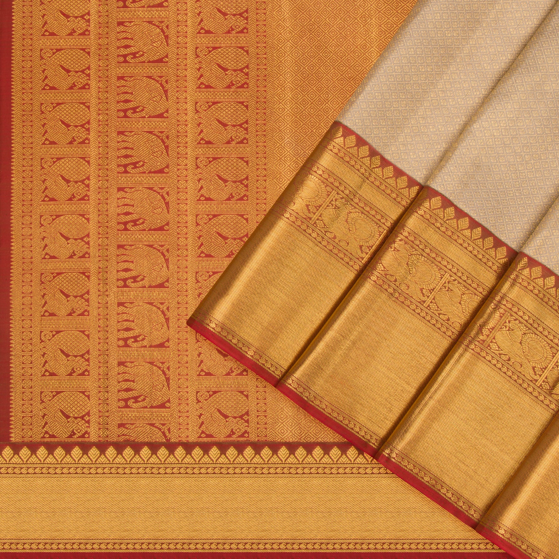 Kanakavalli Kanjivaram Silk Sari 23-110-HS001-05112 - Cover View
