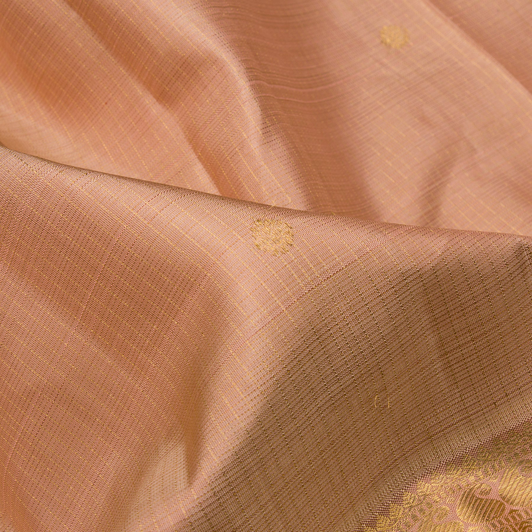 Kanakavalli Kanjivaram Silk Sari 23-110-HS001-06090 - Fabric View