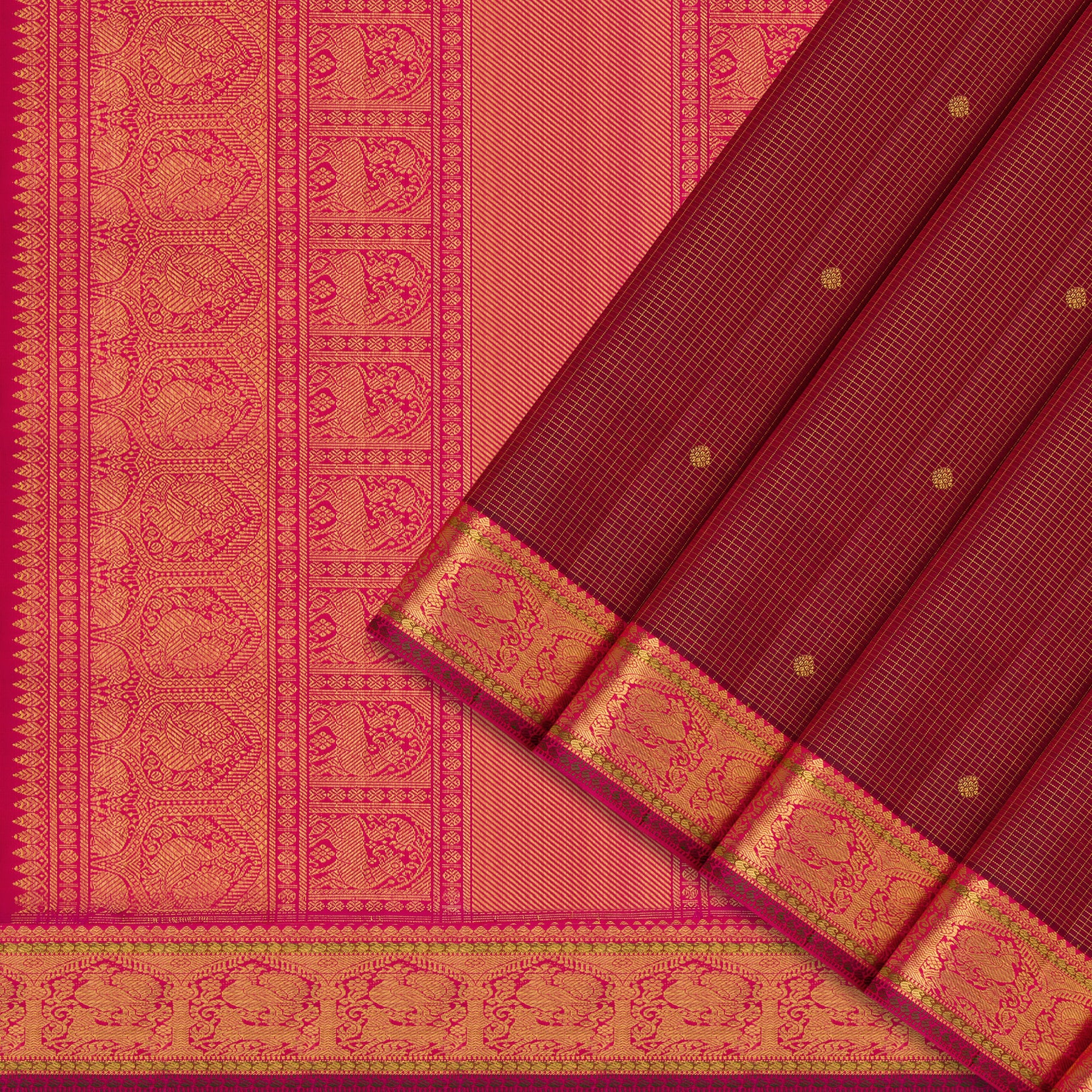 Kanakavalli Kanjivaram Silk Sari 23-110-HS001-06984 - Cover View