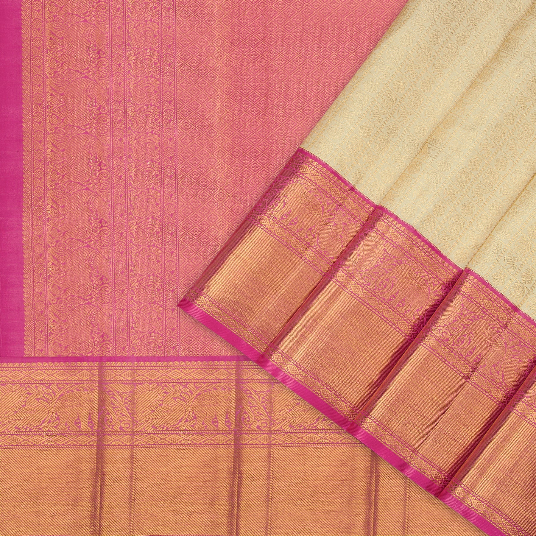 Kanakavalli Kanjivaram Silk Sari 23-110-HS001-07001 - Cover View