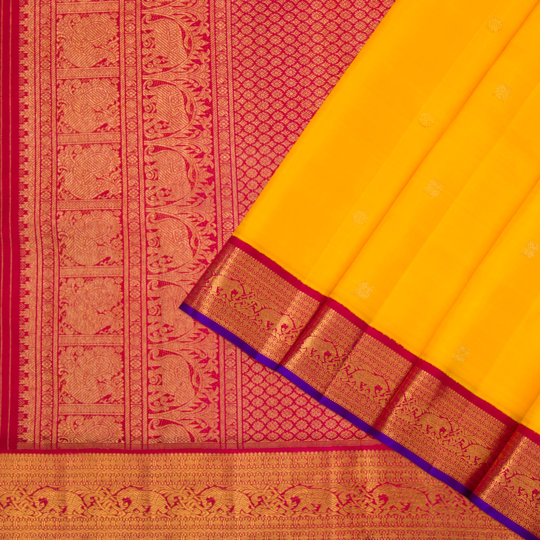 Kanakavalli Kanjivaram Silk Sari 23-110-HS001-07012 - Cover View