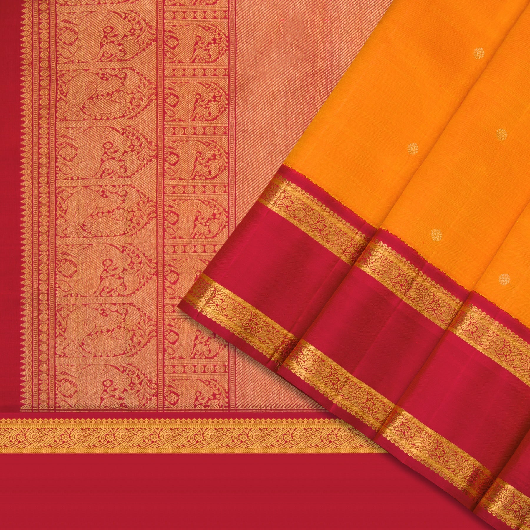Kanakavalli Kanjivaram Silk Sari 23-110-HS001-08289 - Cover View