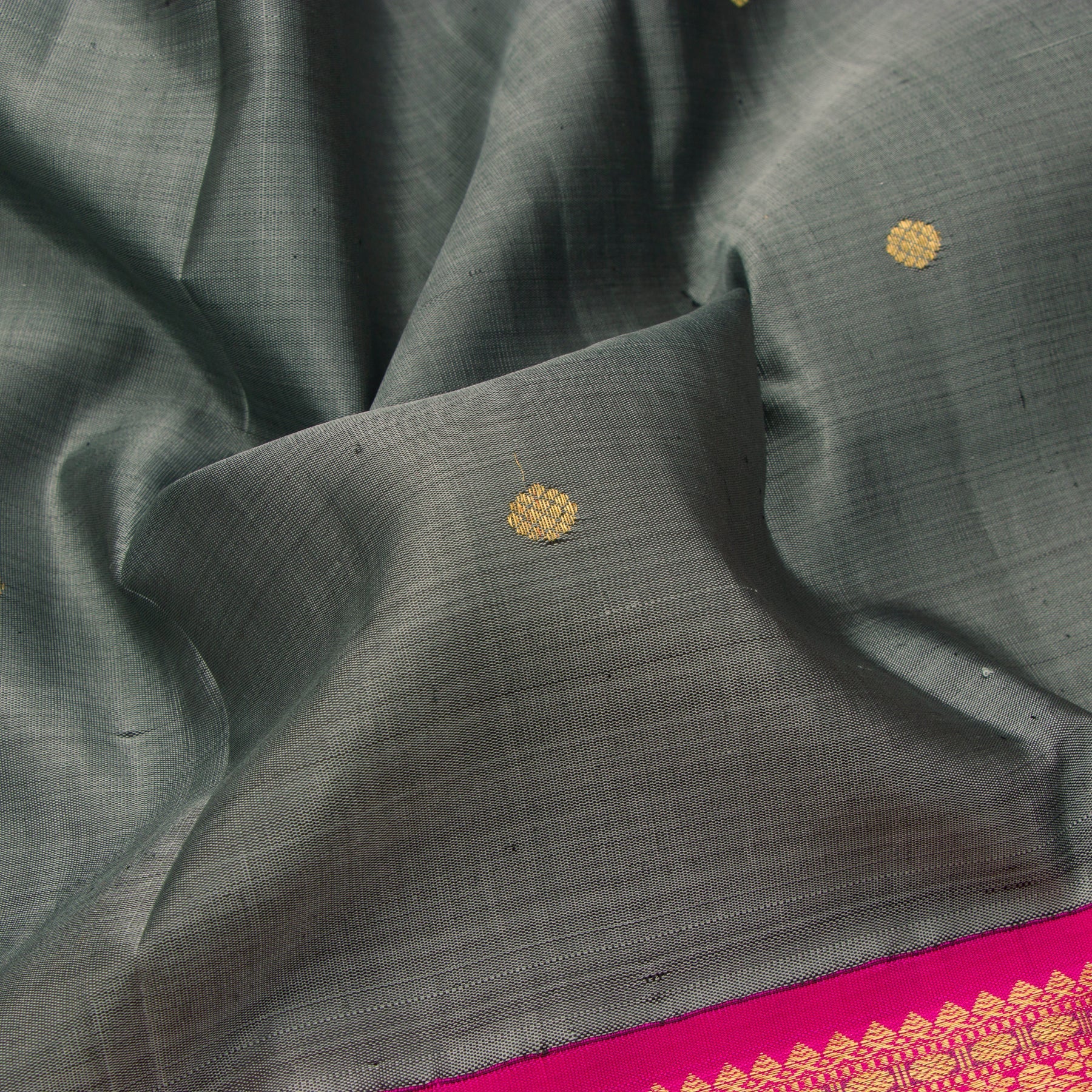 Kanakavalli Kanjivaram Silk Sari 23-110-HS001-08305 - Fabric View