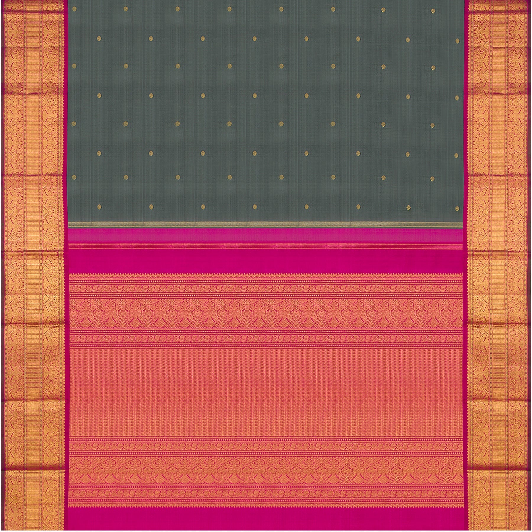 Kanakavalli Kanjivaram Silk Sari 23-110-HS001-08305 - Full View
