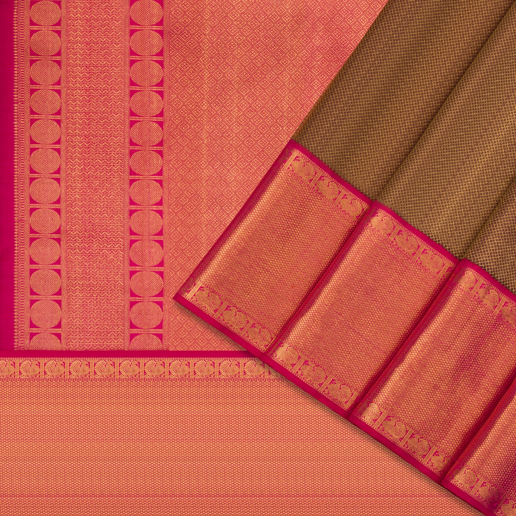 Kanakavalli Kanjivaram Silk Sari 23-110-HS001-09213 - Cover View