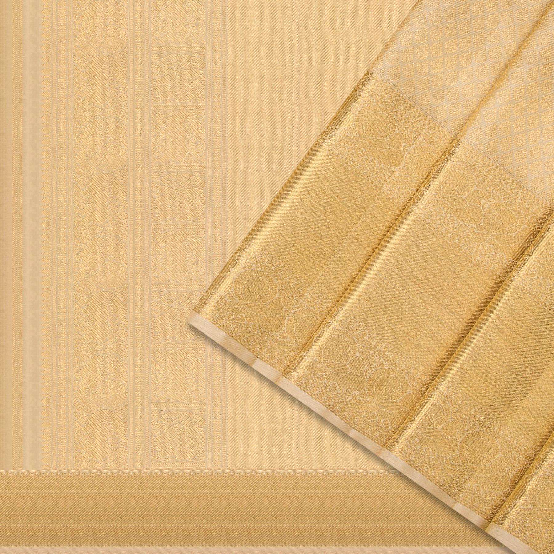 Kanakavalli Kanjivaram Silk Sari 23-110-HS001-09918 - Cover View