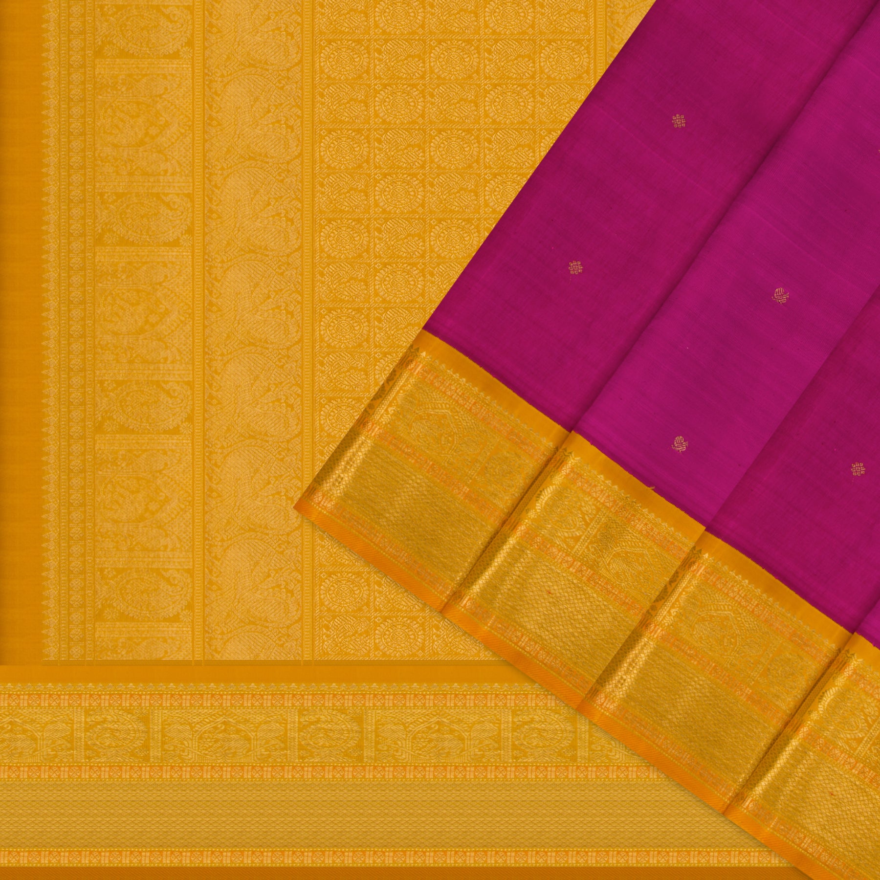 Kanakavalli Kanjivaram Silk Sari 23-110-HS001-09951 - Cover View