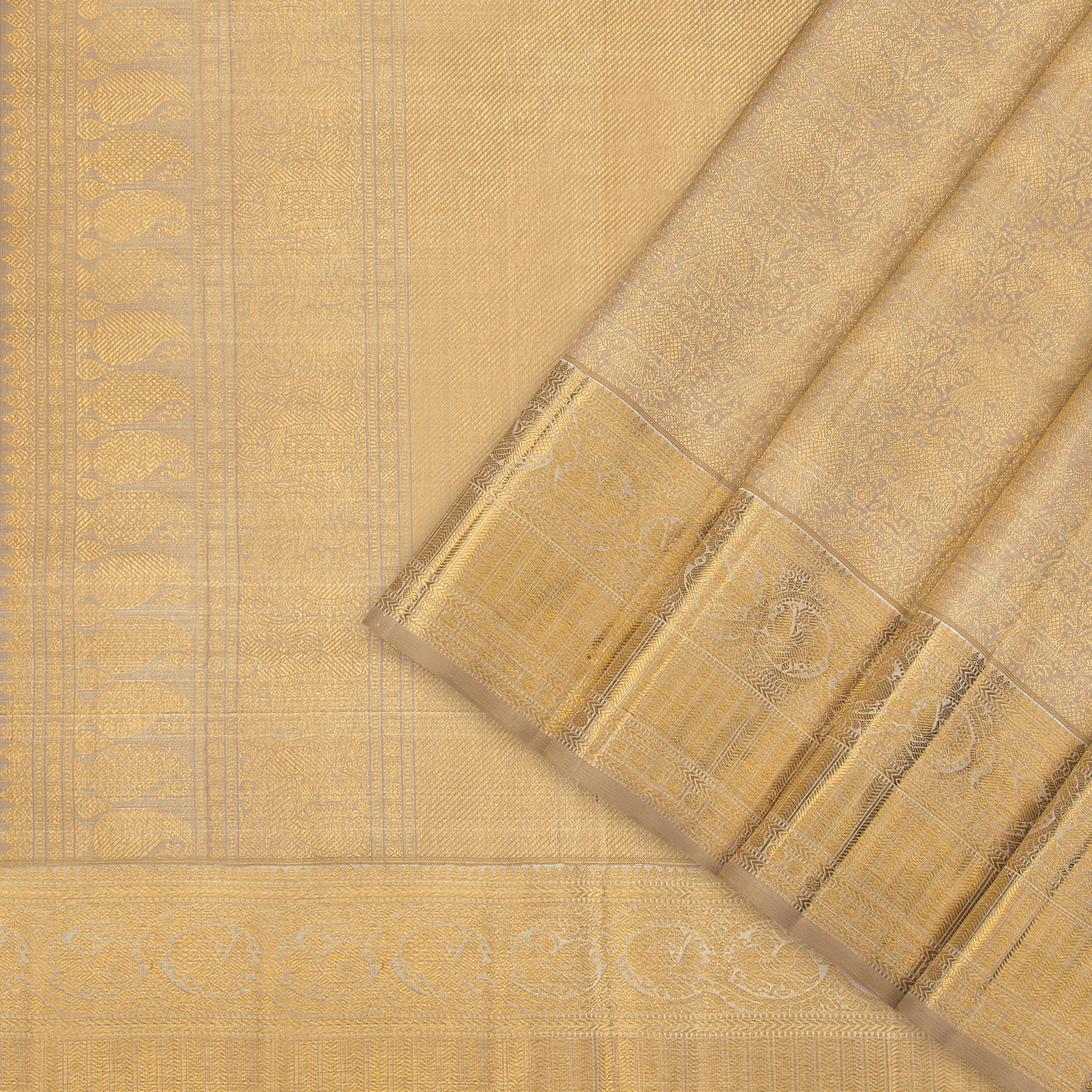 Kanakavalli Kanjivaram Silk Sari 23-110-HS001-09966 - Cover View