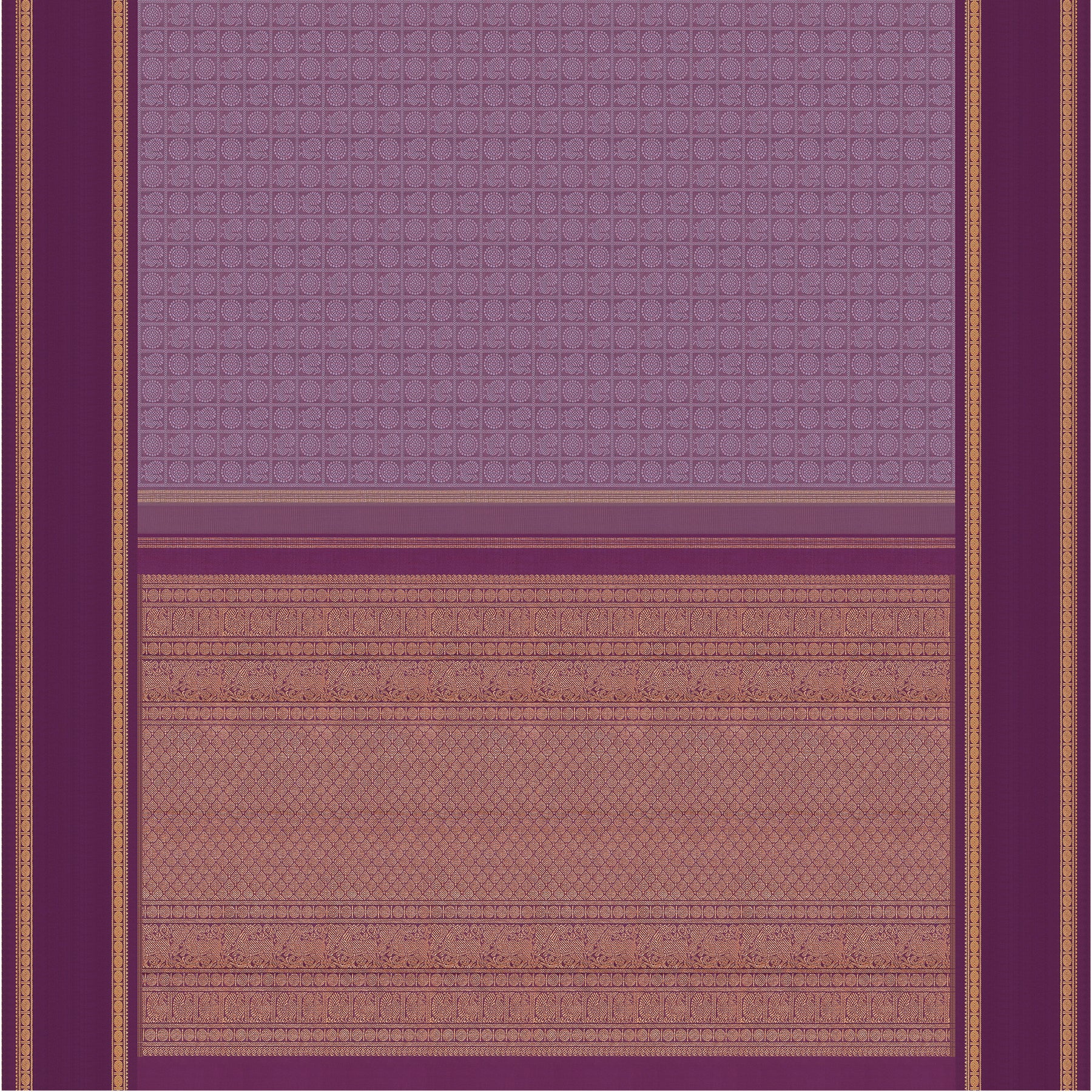 Kanakavalli Kanjivaram Silk Sari 23-110-HS001-09970 - Full View