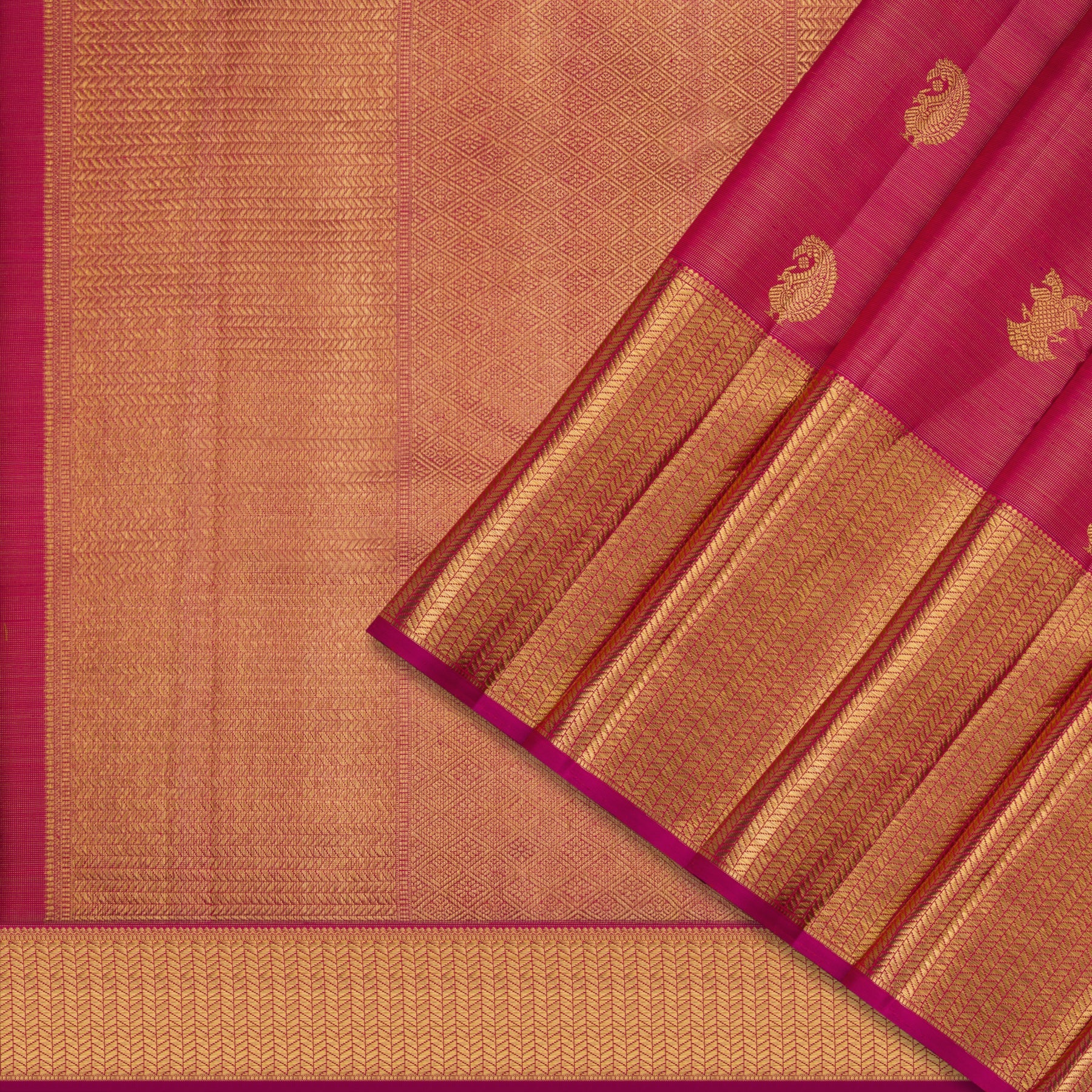 Kanakavalli Kanjivaram Silk Sari 23-110-HS001-09981 - Cover View