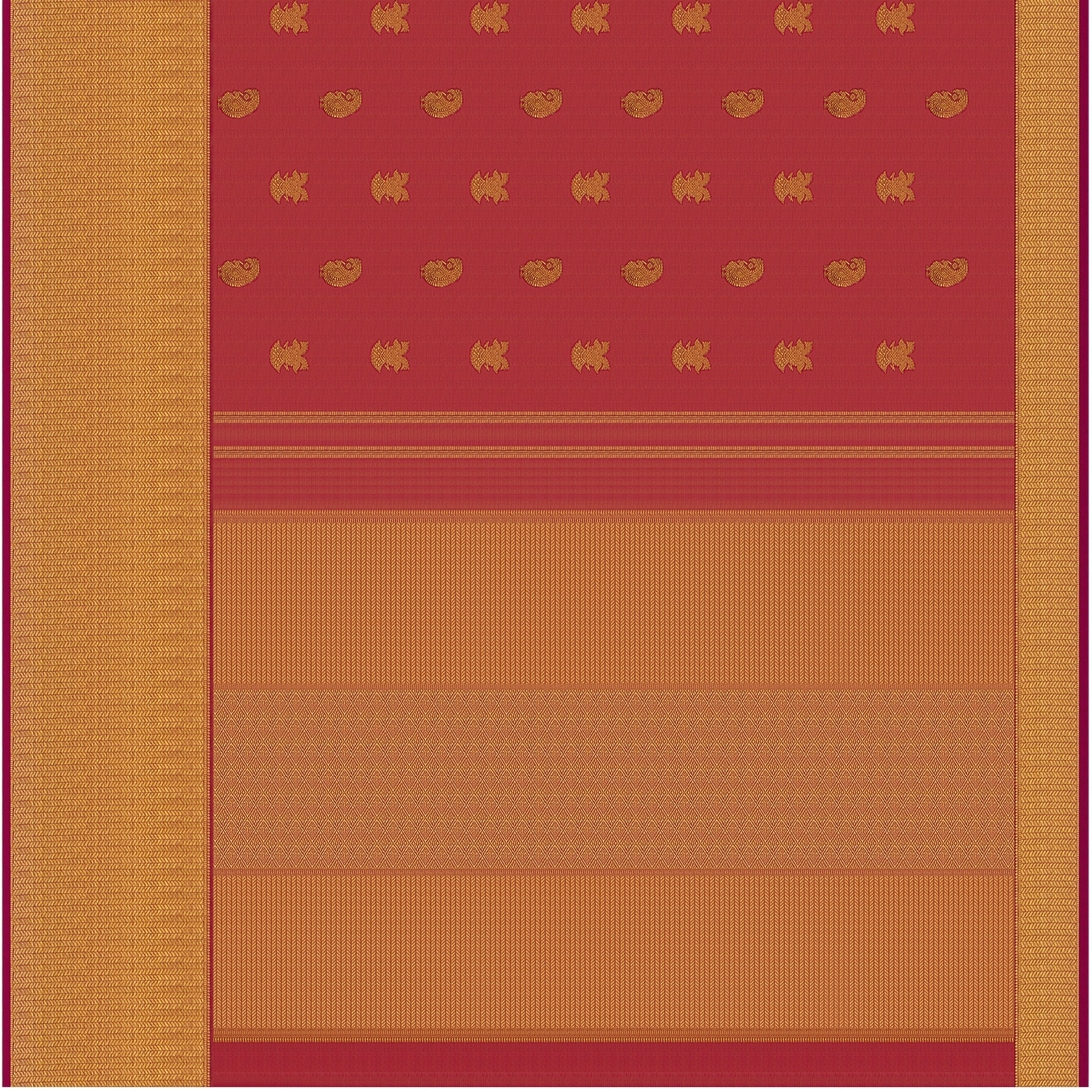 Kanakavalli Kanjivaram Silk Sari 23-110-HS001-09981 - Full View