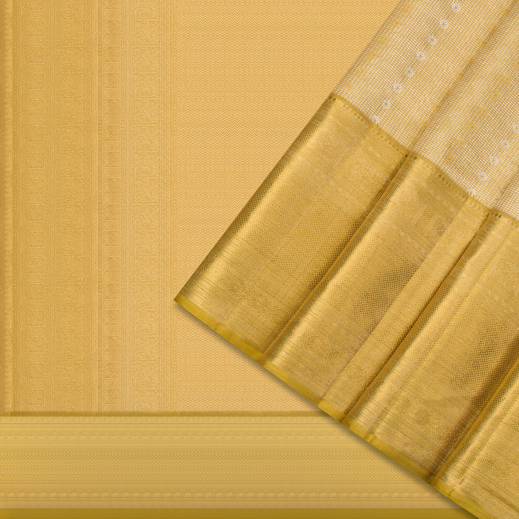 Kanakavalli Kanjivaram Silk Sari 23-110-HS001-09986 - Cover View