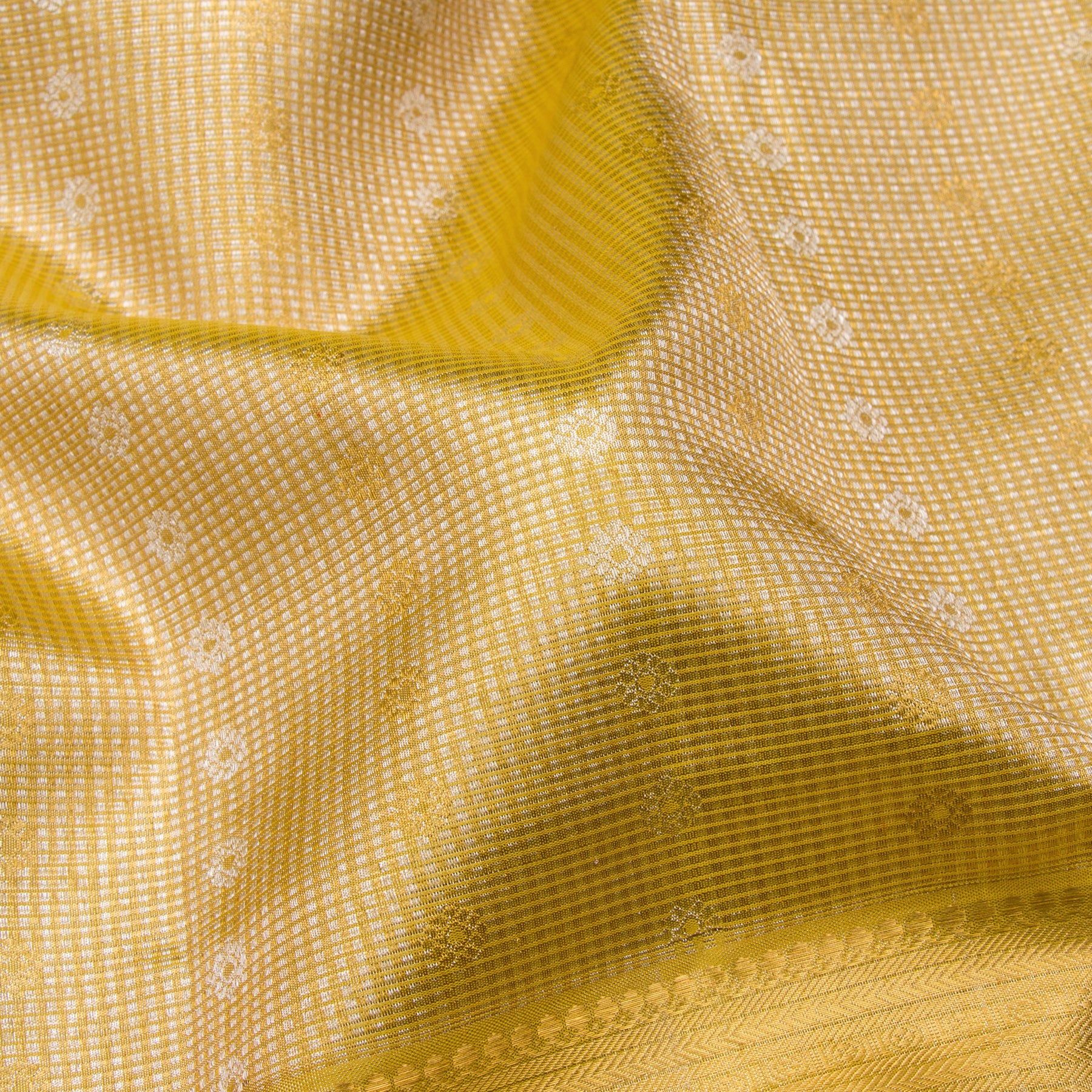 Kanakavalli Kanjivaram Silk Sari 23-110-HS001-09986 - Fabric View