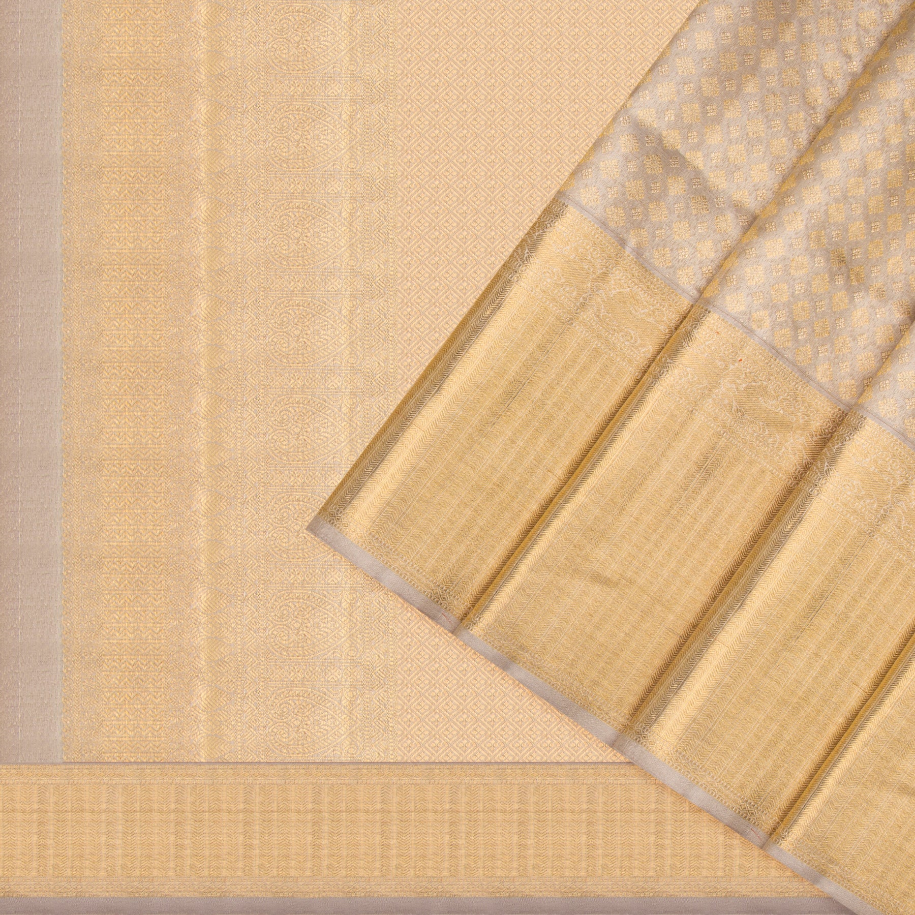 Kanakavalli Kanjivaram Silk Sari 23-110-HS001-09987 - Cover View