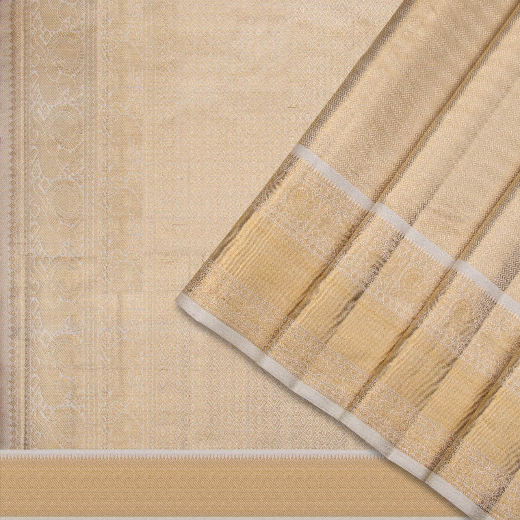 Kanakavalli Kanjivaram Silk Sari 23-110-HS001-09989 - Cover View