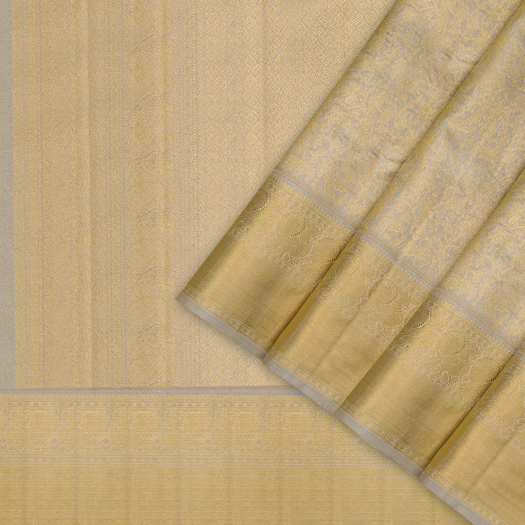 Kanakavalli Kanjivaram Silk Sari 23-110-HS001-09990 - Cover View