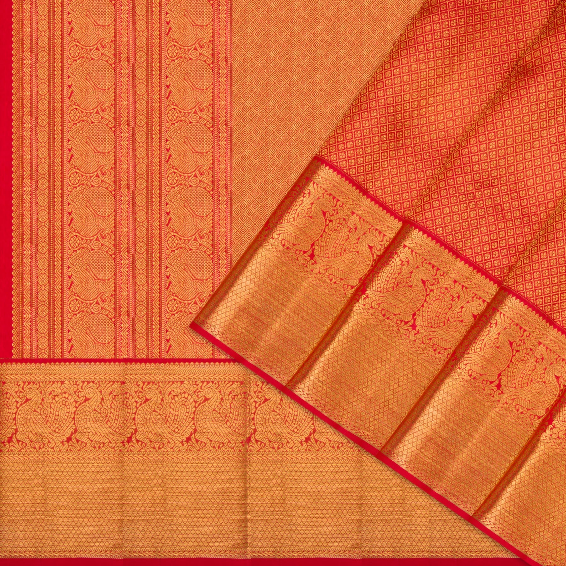 Kanakavalli Kanjivaram Silk Sari 23-110-HS001-09996 - Cover View
