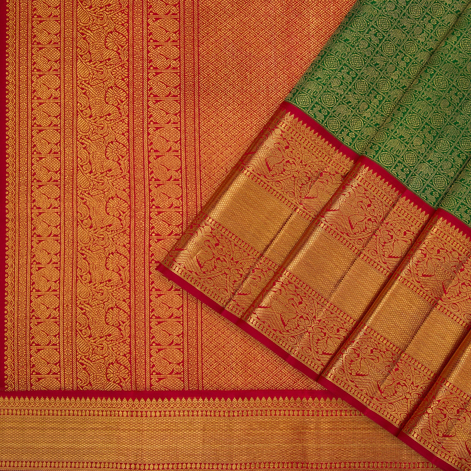 Kanakavalli Kanjivaram Silk Sari 23-110-HS001-10006 - Cover View