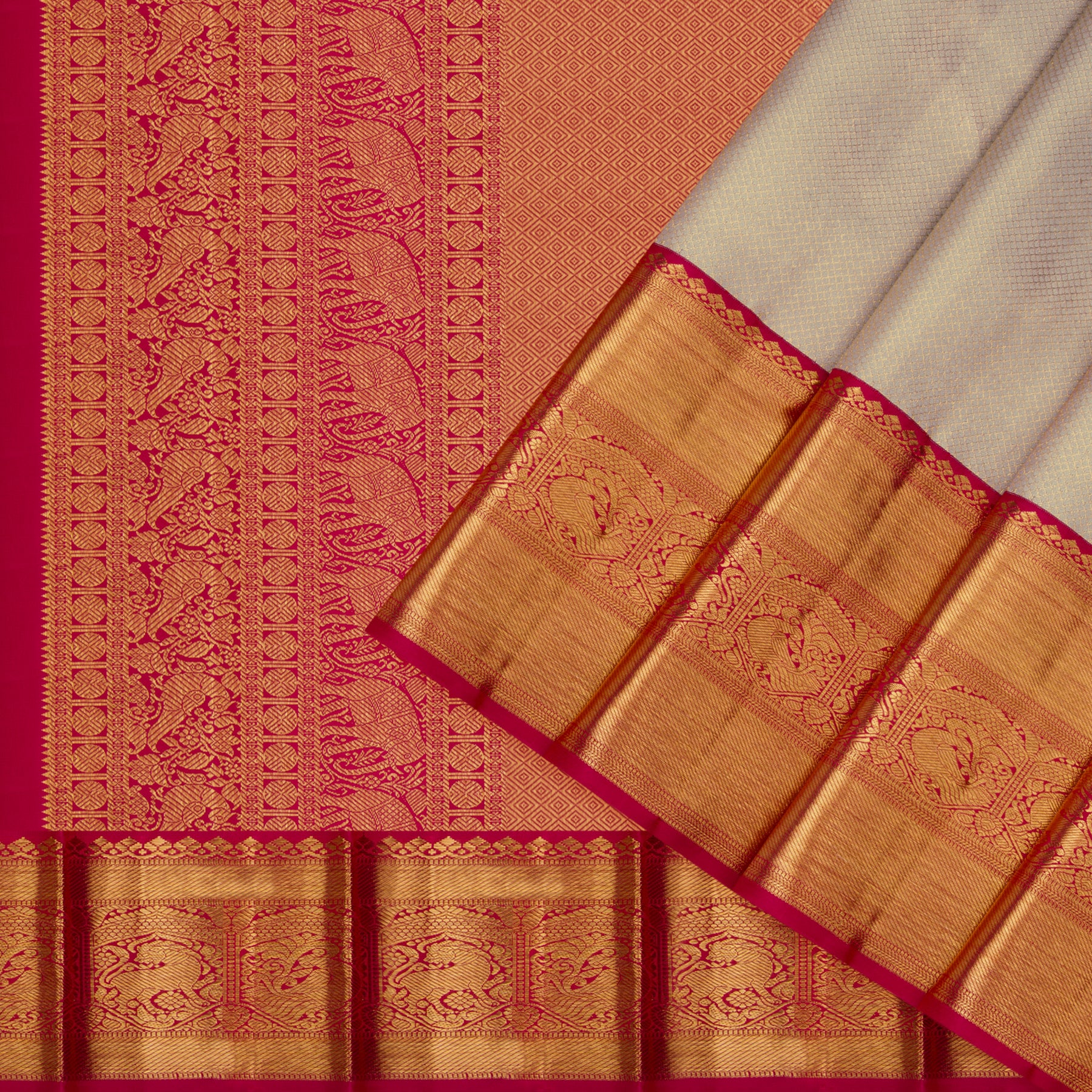 Kanakavalli Kanjivaram Silk Sari 23-110-HS001-10007 - Cover View