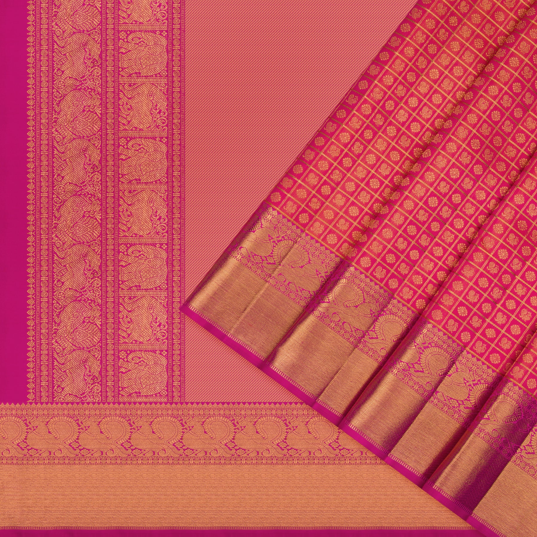 Kanakavalli Kanjivaram Silk Sari 23-110-HS001-10347 - Cover View