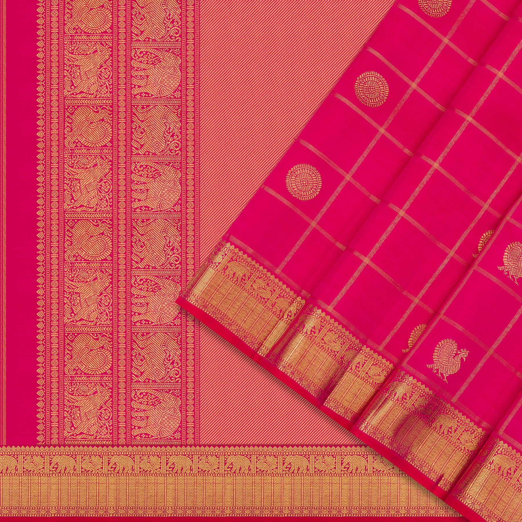 Kanakavalli Kanjivaram Silk Sari 23-110-HS001-10356 - Cover View