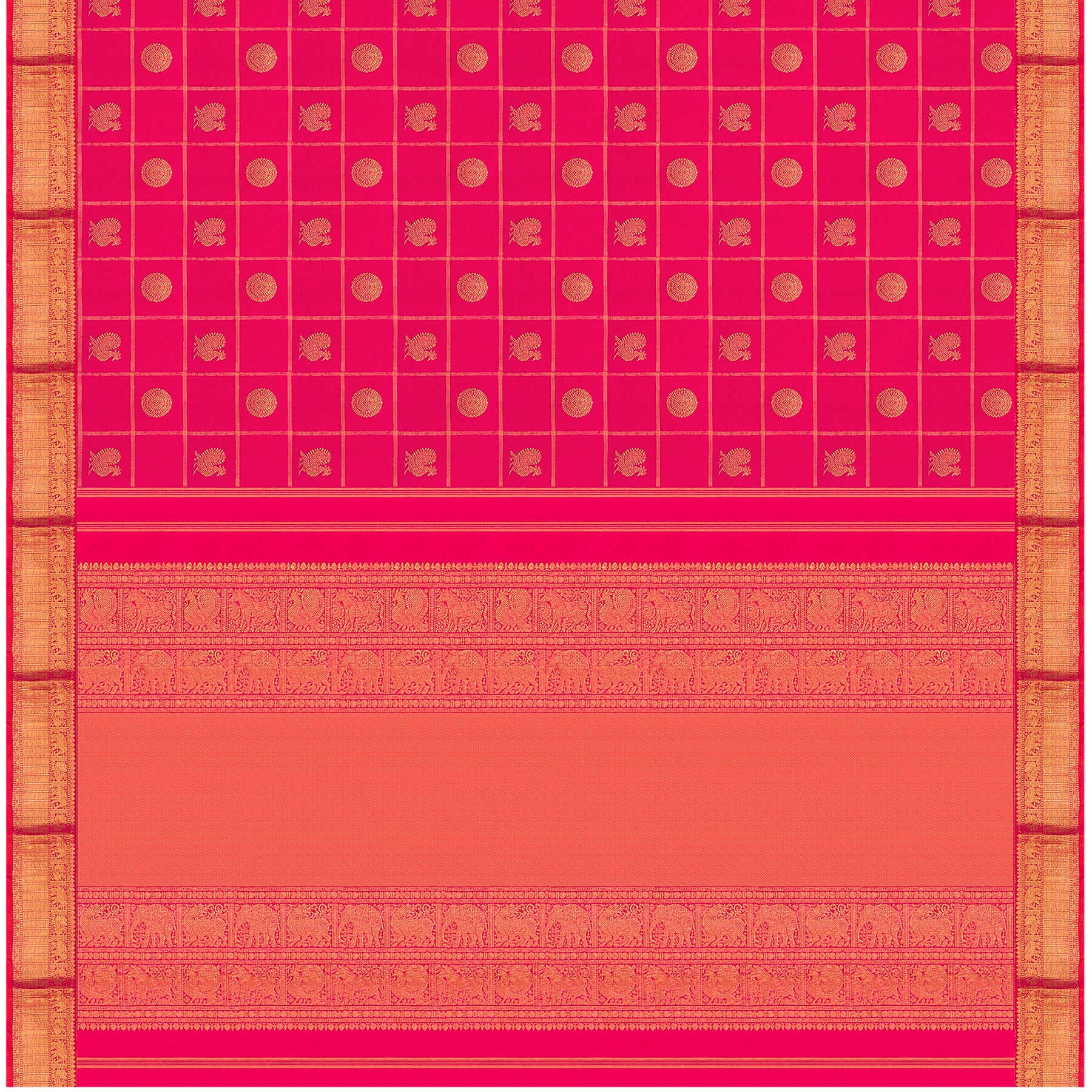 Kanakavalli Kanjivaram Silk Sari 23-110-HS001-10356 - Full View