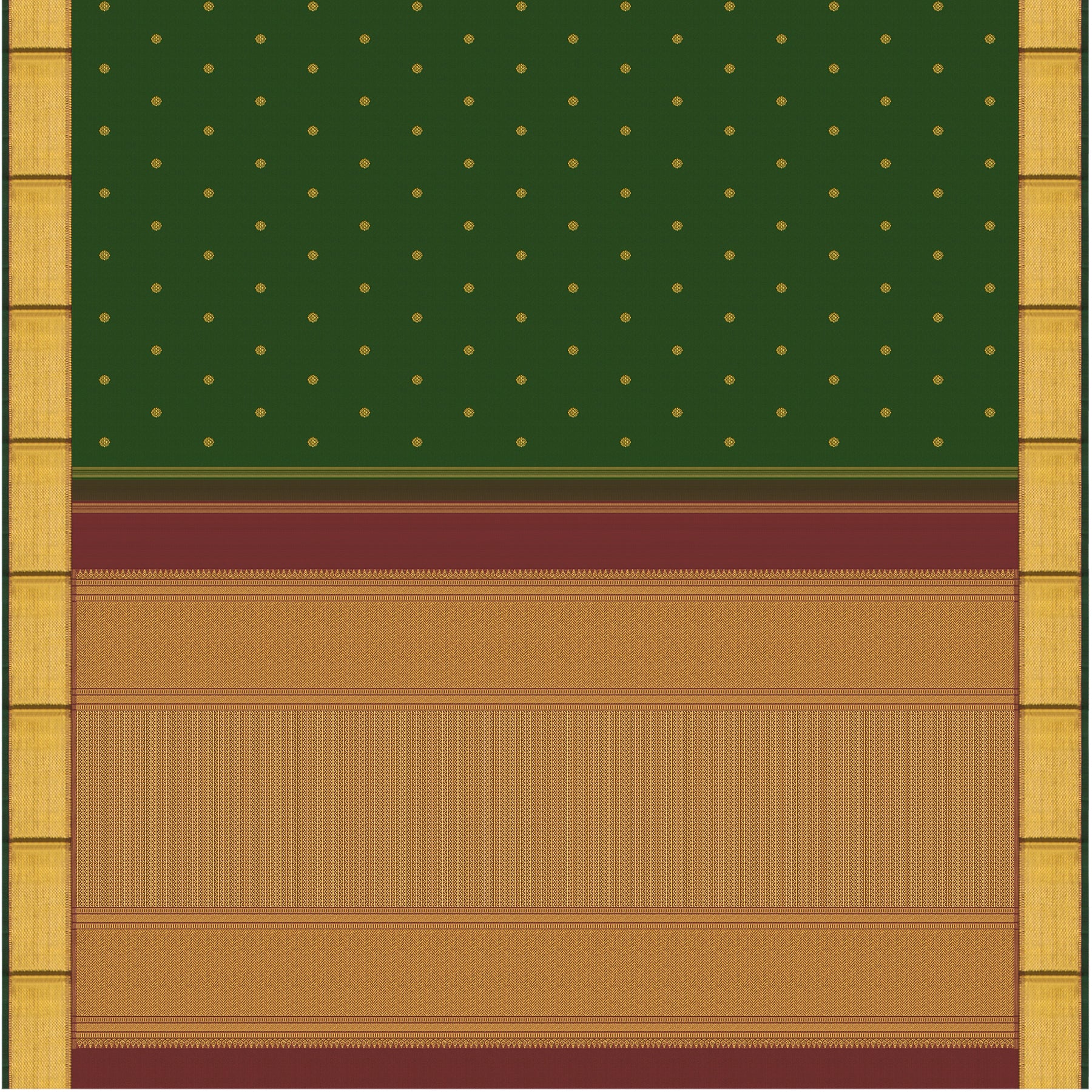 Kanakavalli Kanjivaram Silk Sari 23-110-HS001-10366 - Full View