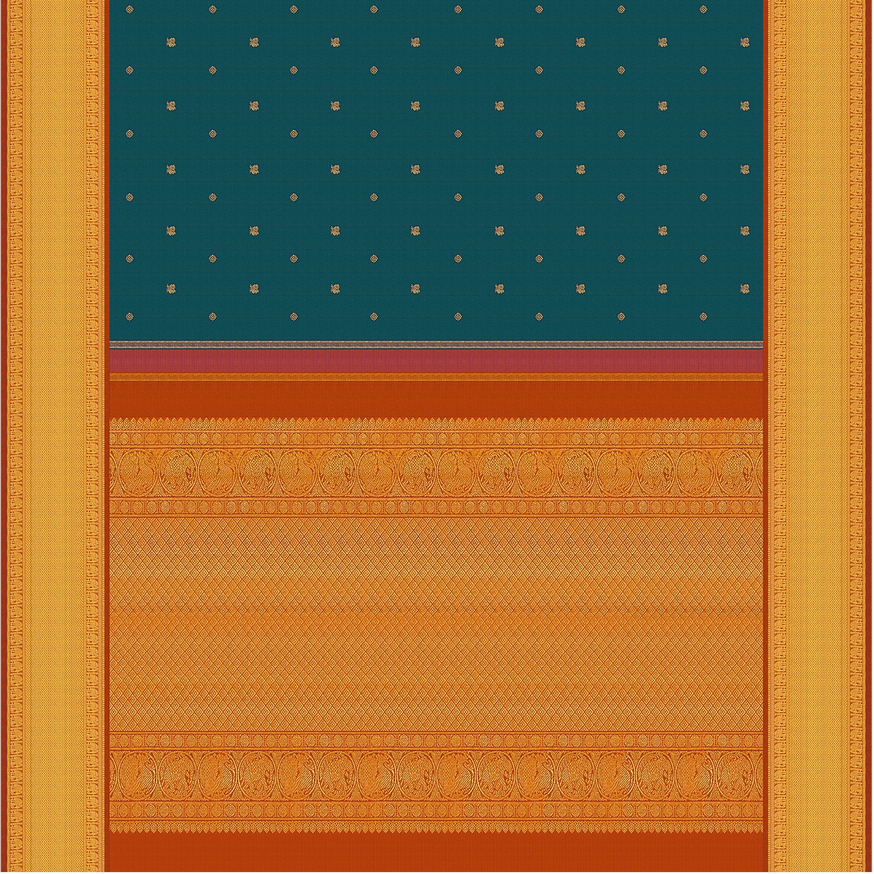 Kanakavalli Kanjivaram Silk Sari 23-110-HS001-10377 - Full View