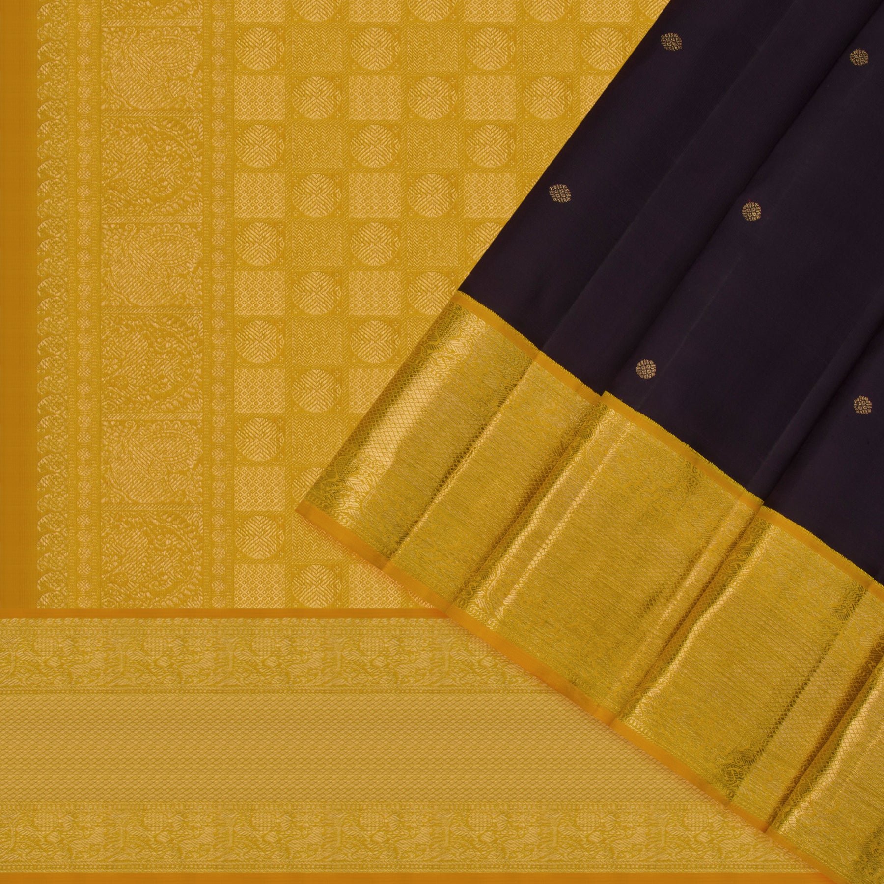 Kanakavalli Kanjivaram Silk Sari 23-110-HS001-10384 - Cover View