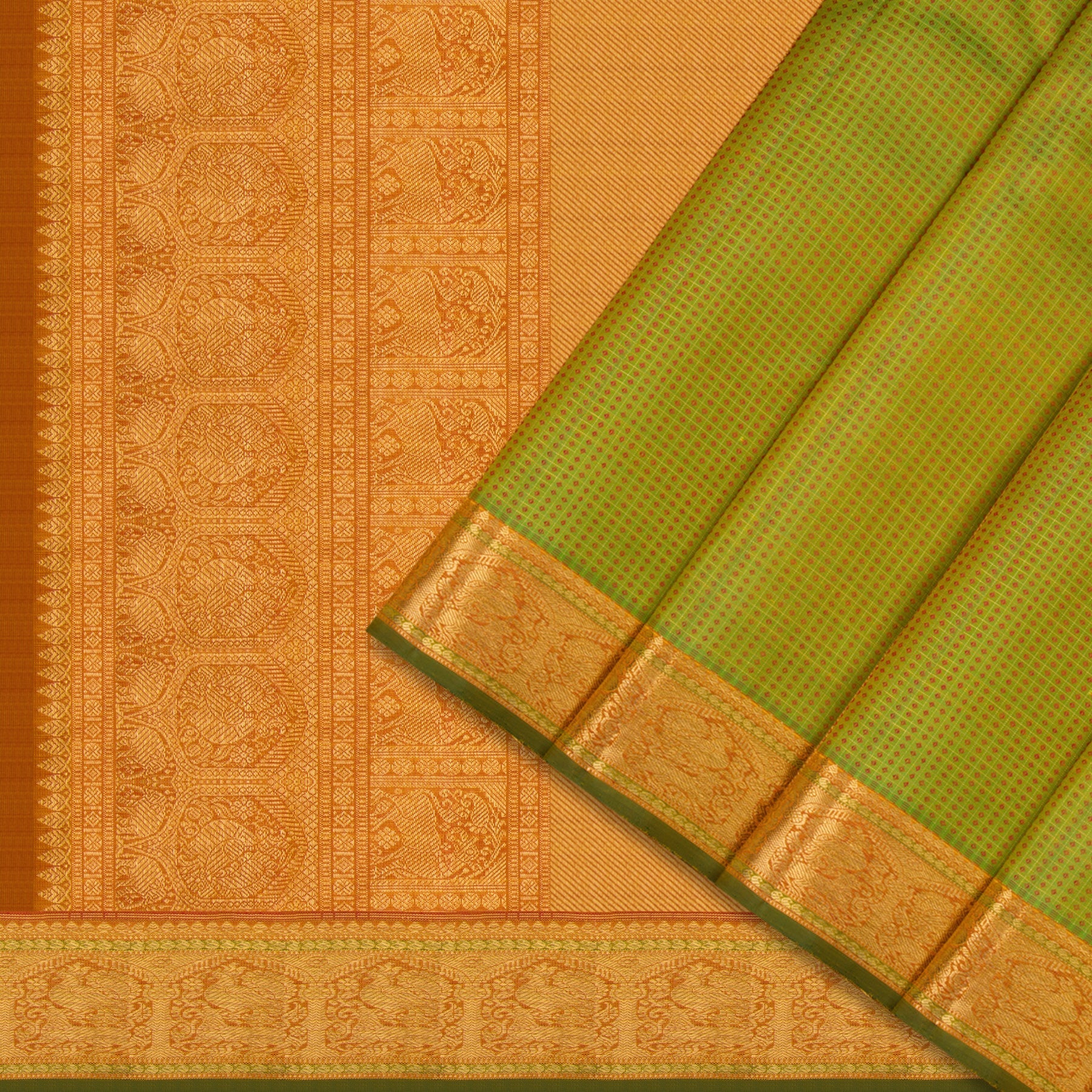 Kanakavalli Kanjivaram Silk Sari 23-110-HS001-10390 - Cover View
