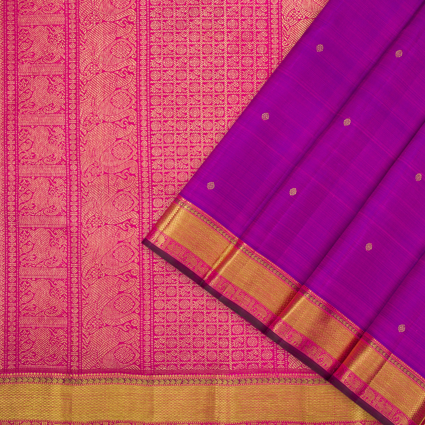 Kanakavalli Kanjivaram Silk Sari 23-110-HS001-10393 - Cover View