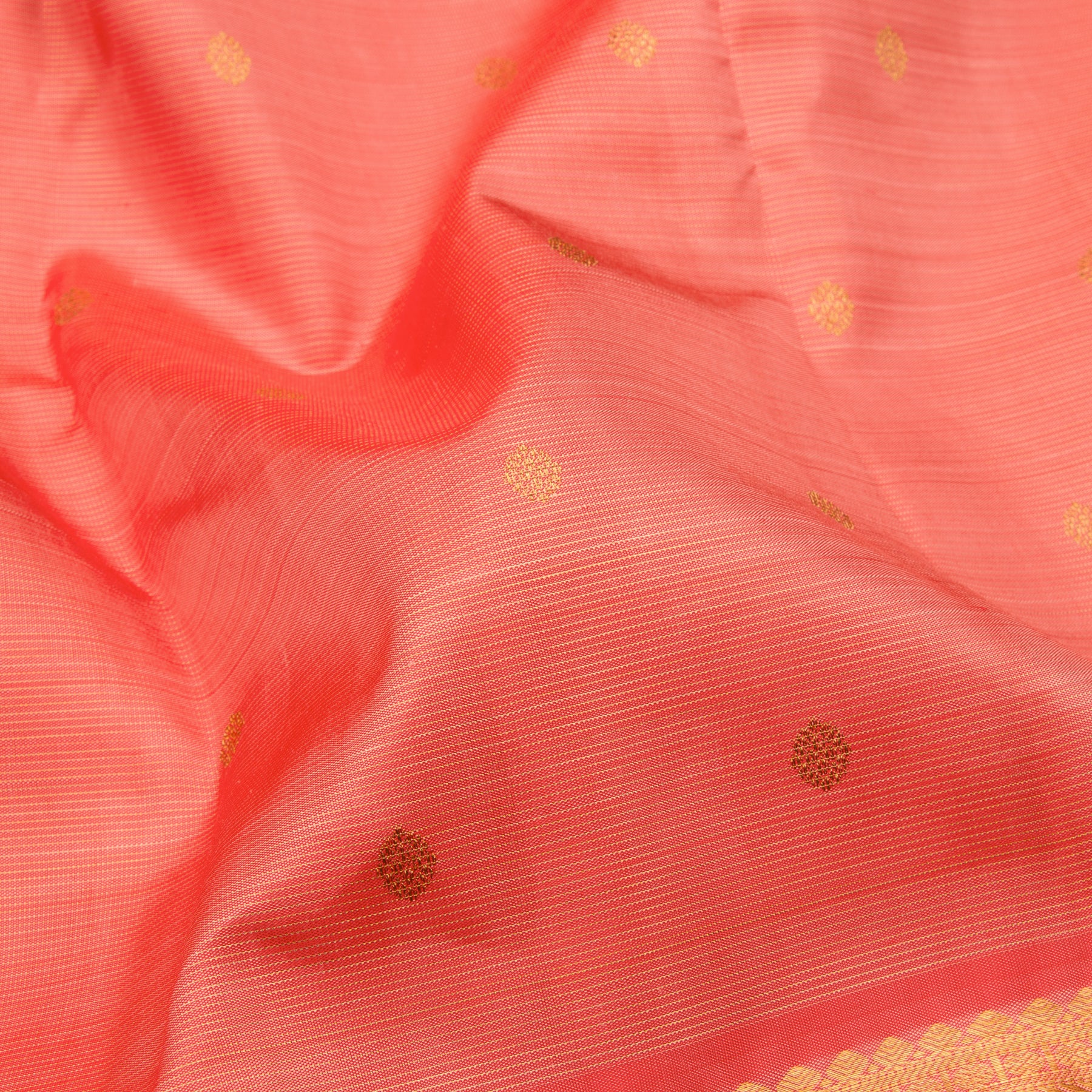 Kanakavalli Kanjivaram Silk Sari 23-110-HS001-10408 - Fabric View
