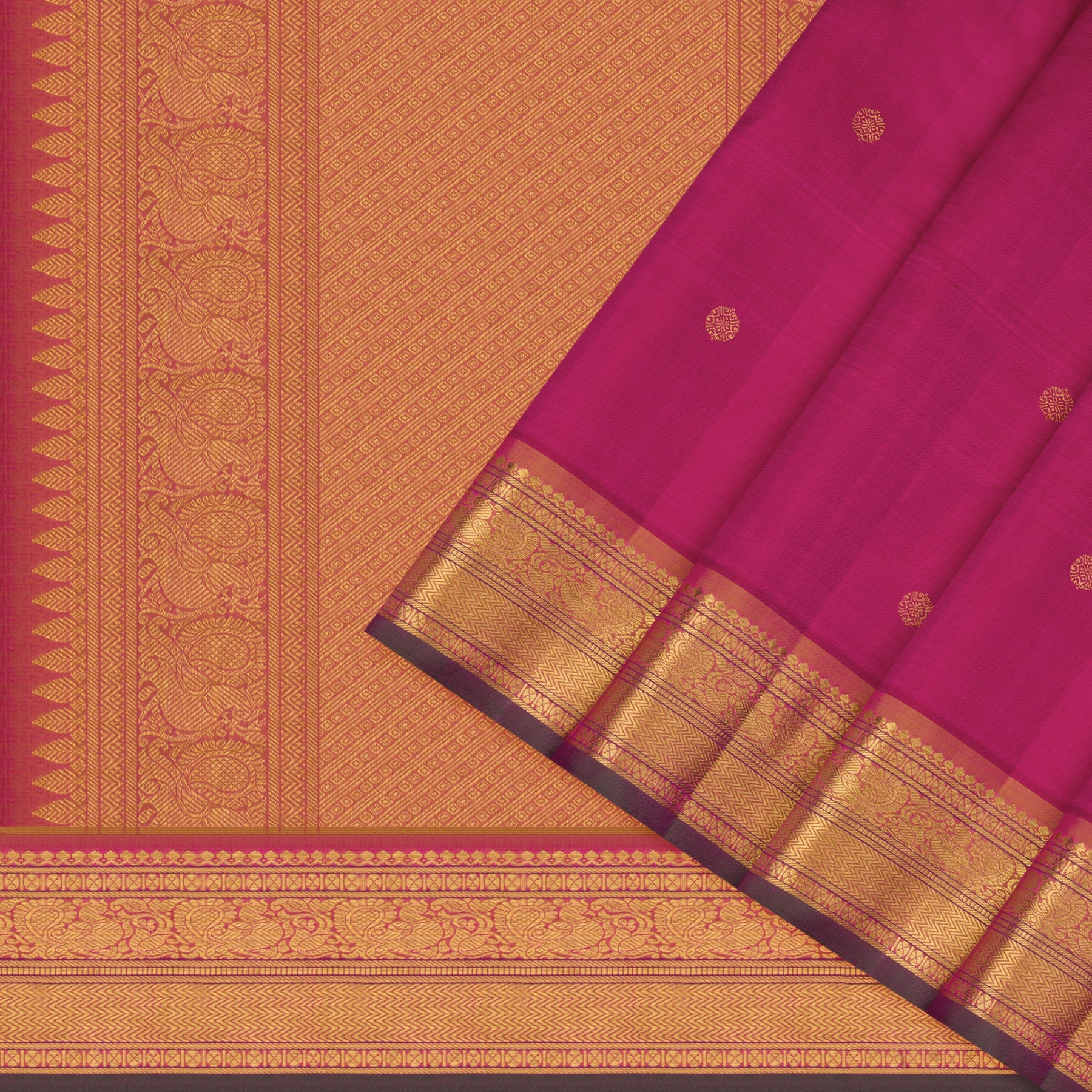 Kanakavalli Kanjivaram Silk Sari 23-110-HS001-10409 - Cover View