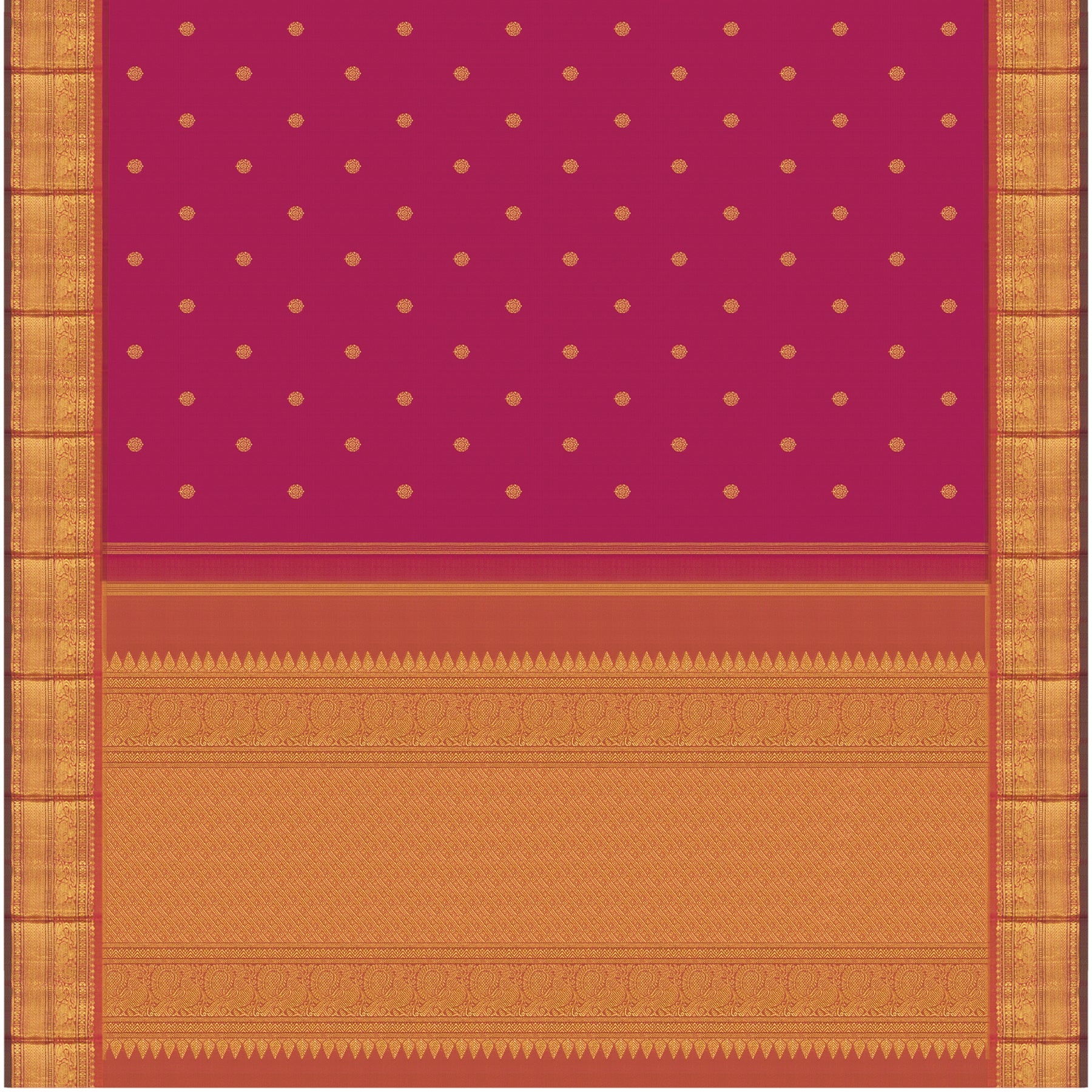 Kanakavalli Kanjivaram Silk Sari 23-110-HS001-10409 - Full View