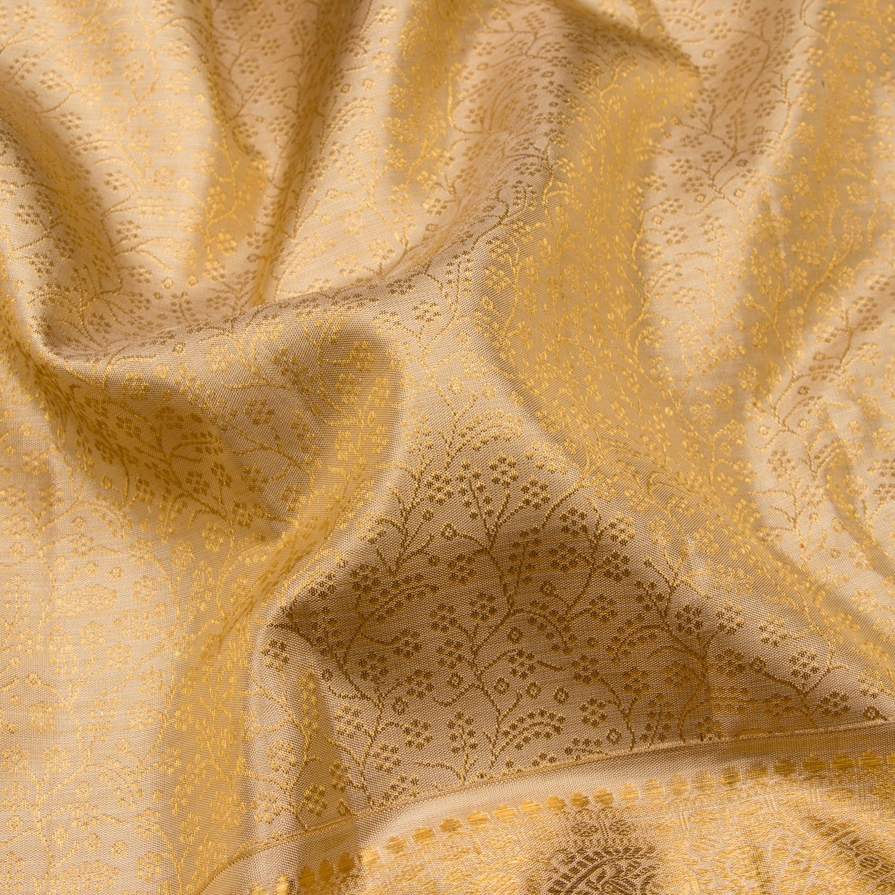 Kanakavalli Kanjivaram Silk Sari 23-110-HS001-10436 - Fabric View