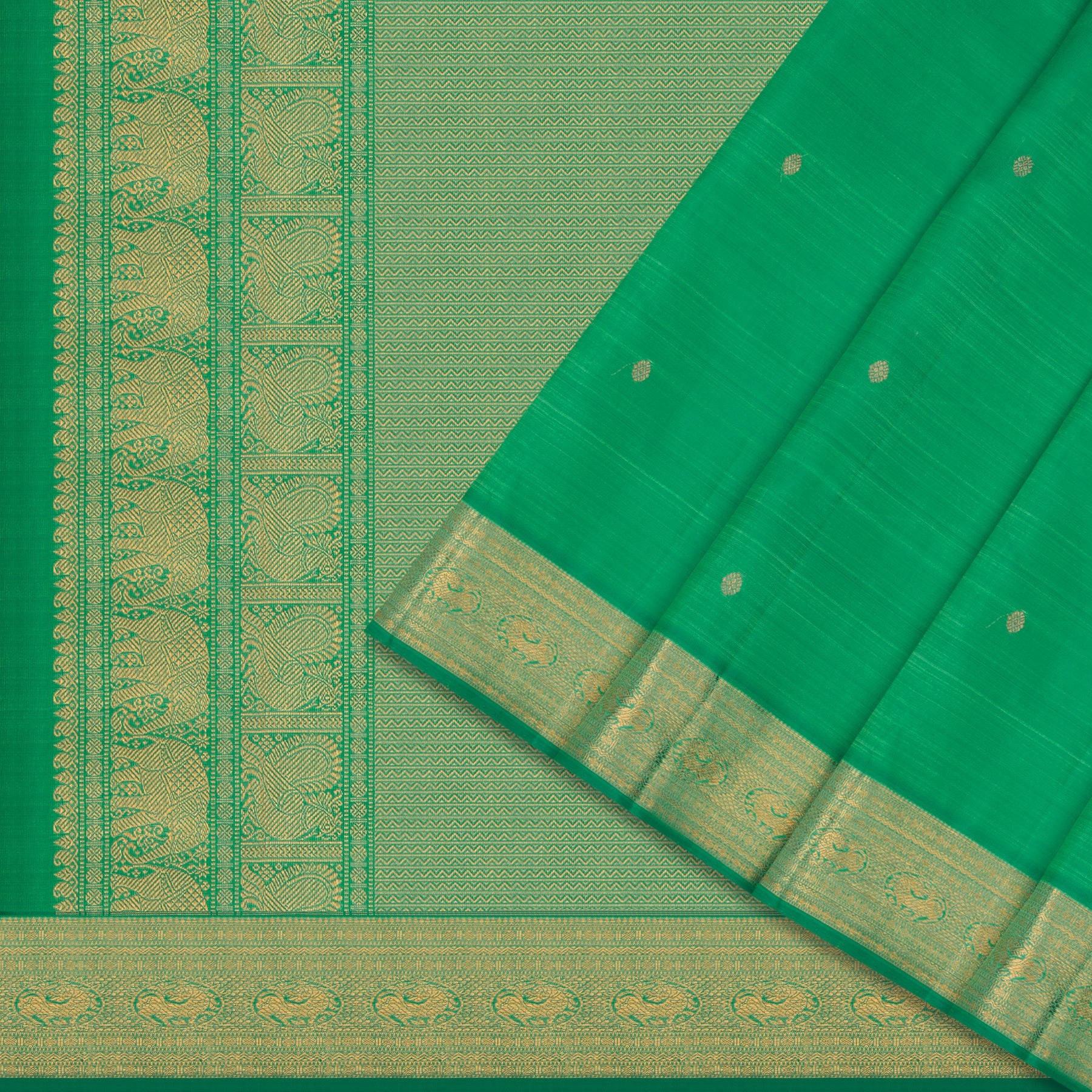 Kanakavalli Kanjivaram Silk Sari 23-110-HS001-11482 - Cover View