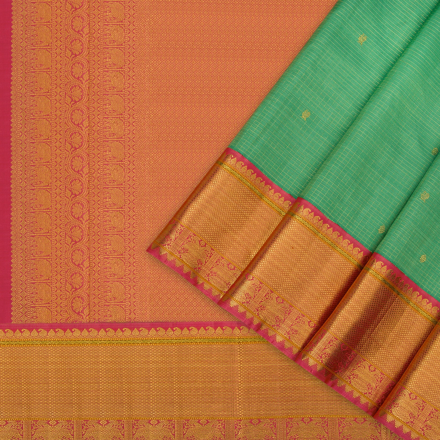 Kanakavalli Kanjivaram Silk Sari 23-110-HS001-11486 - Cover View